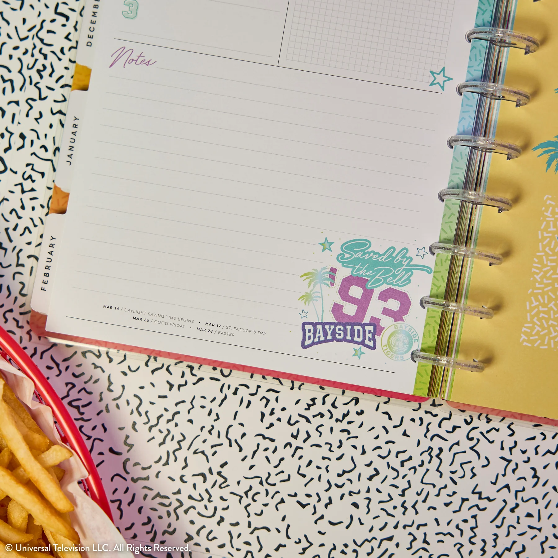 2026–2027 Saved By The Bell Customizable Planner - Classic Dashboard Layout - 12 Months - Image 10