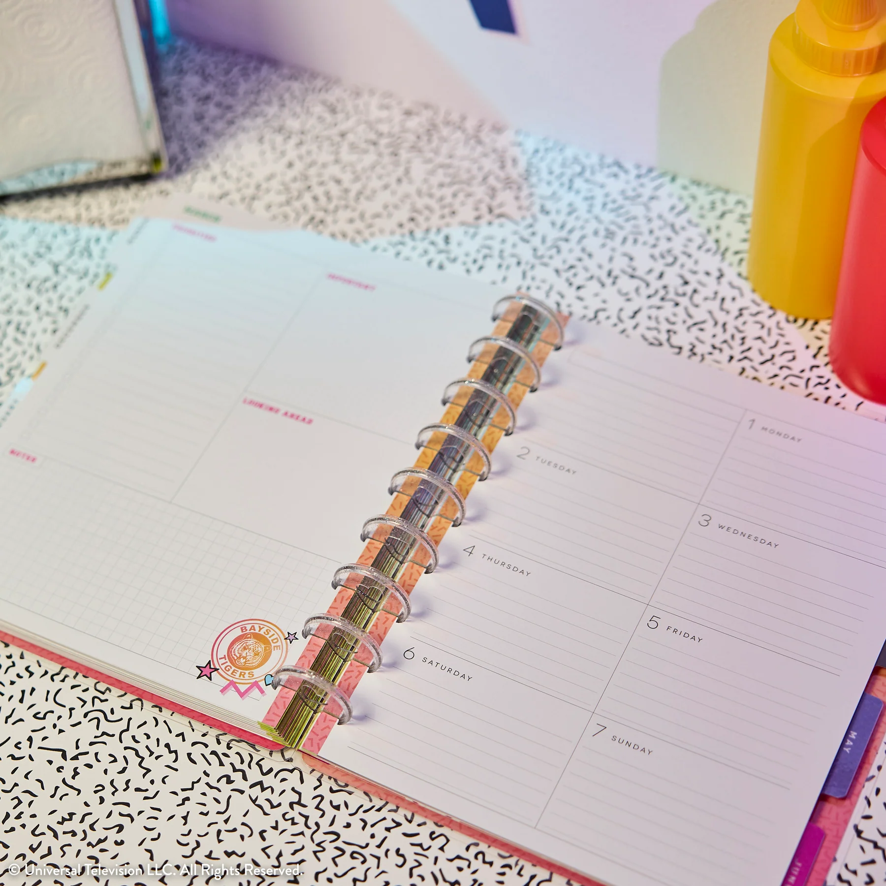 2026–2027 Saved By The Bell Customizable Planner - Classic Dashboard Layout - 12 Months - Image 13