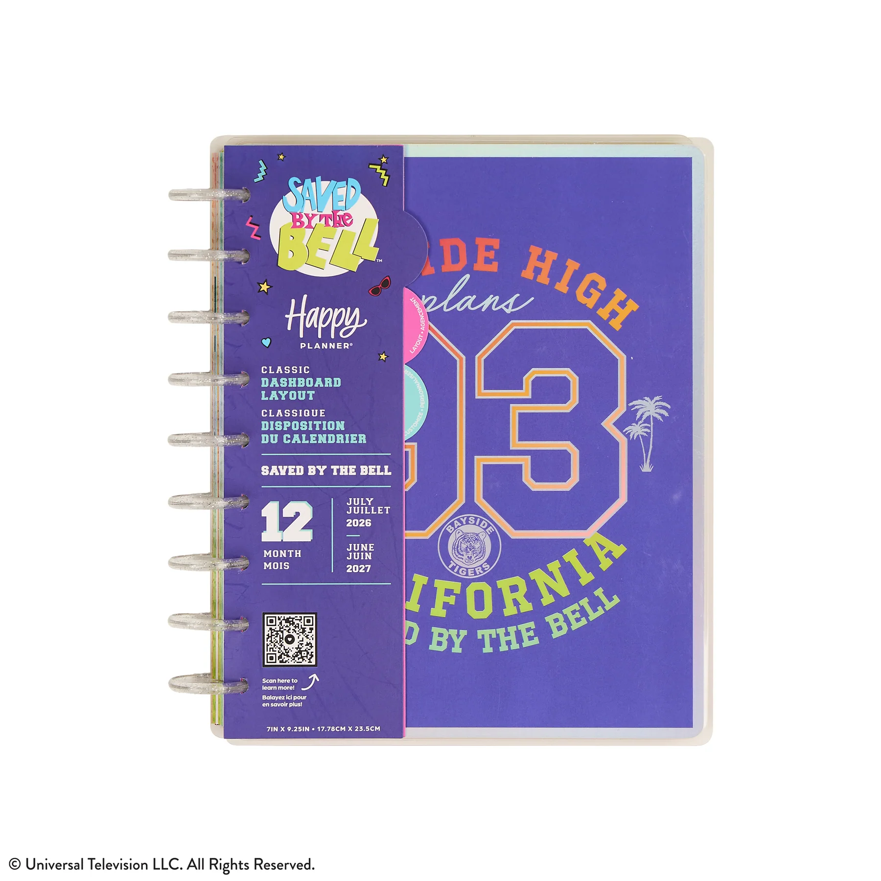 2026–2027 Saved By The Bell Customizable Planner - Classic Dashboard Layout - 12 Months - Image 21