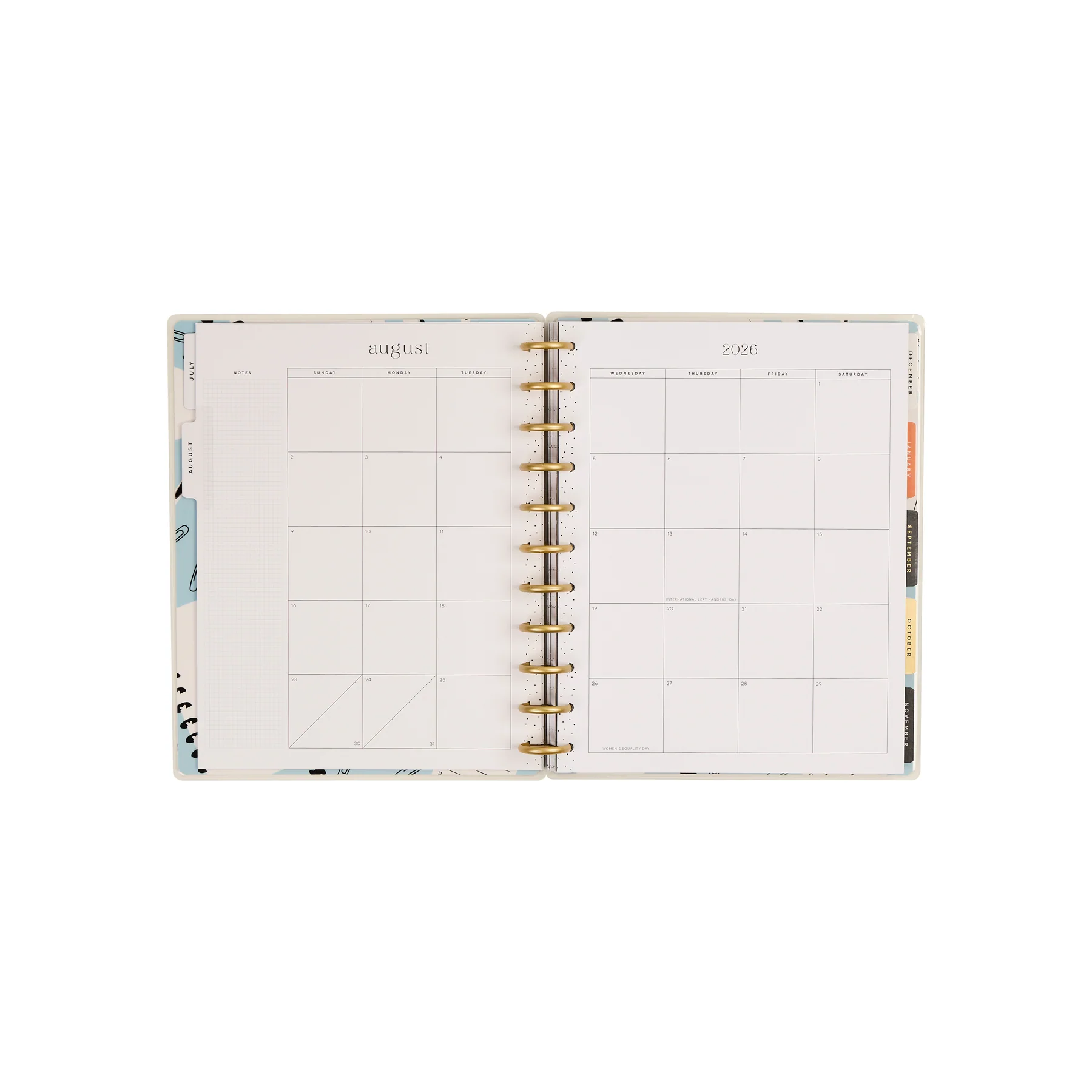 2026–2027 School Doodles Ivory Customizable Teacher Planner - Big Teacher Layout - 12 Months - Image 16