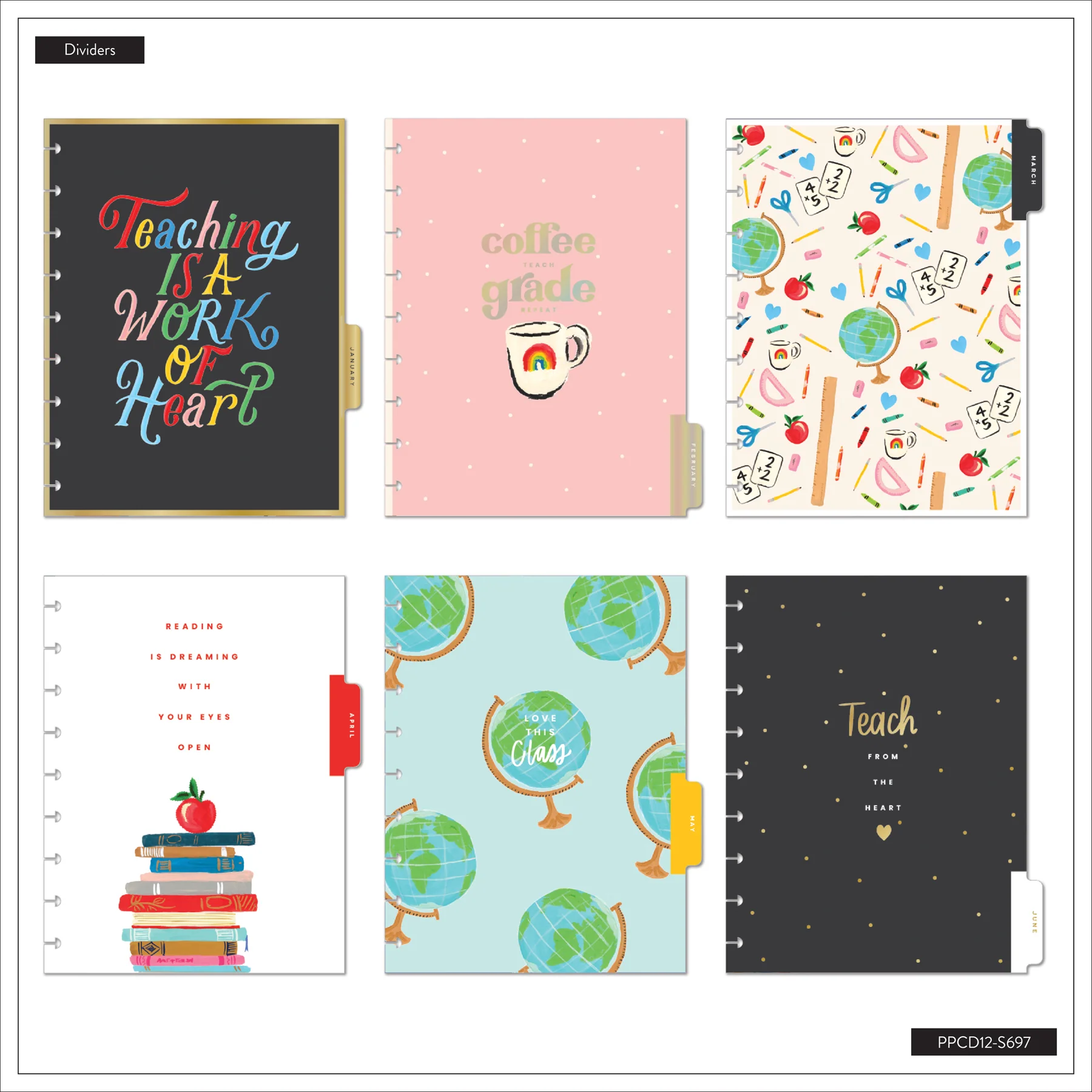 2026–2027 SPECIALTY Bright Lessons Customizable Teacher Planner - Classic Horizontal Layout - 12 Months - Image 15