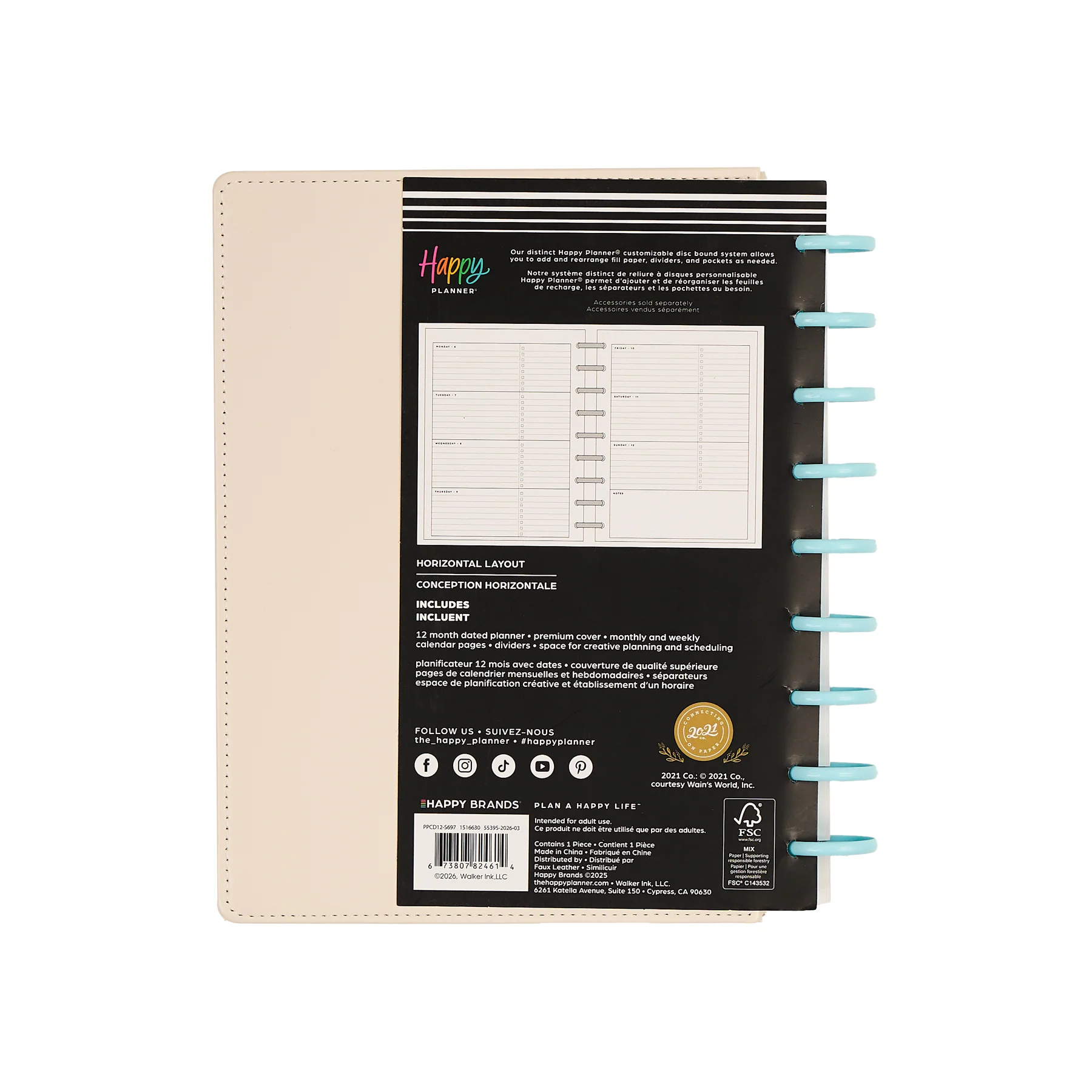 2026–2027 SPECIALTY Bright Lessons Customizable Teacher Planner - Classic Horizontal Layout - 12 Months - Image 19