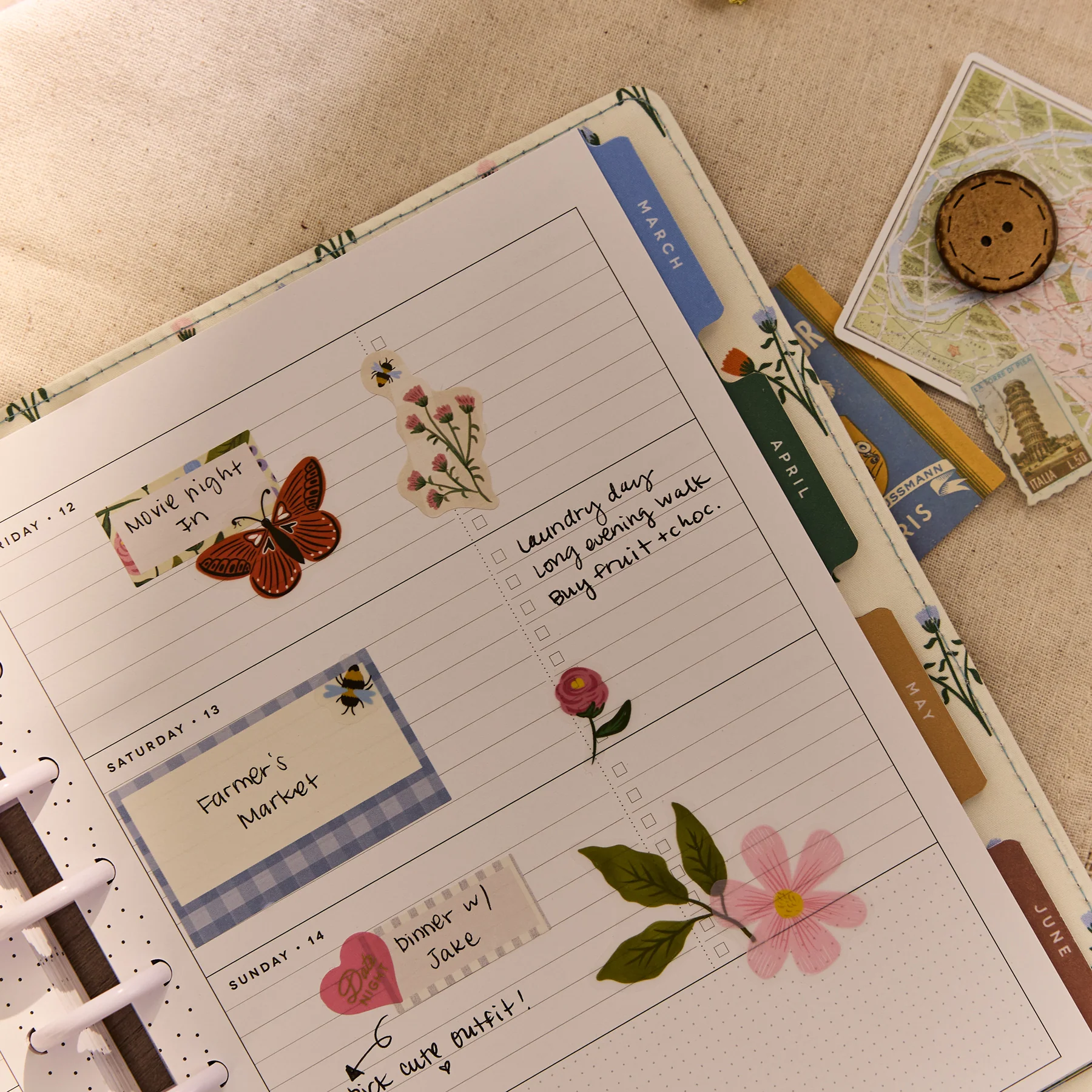 2026–2027 SPECIALTY Country Charm Customizable Planner - Classic Horizontal Layout - 12 Months - Image 7