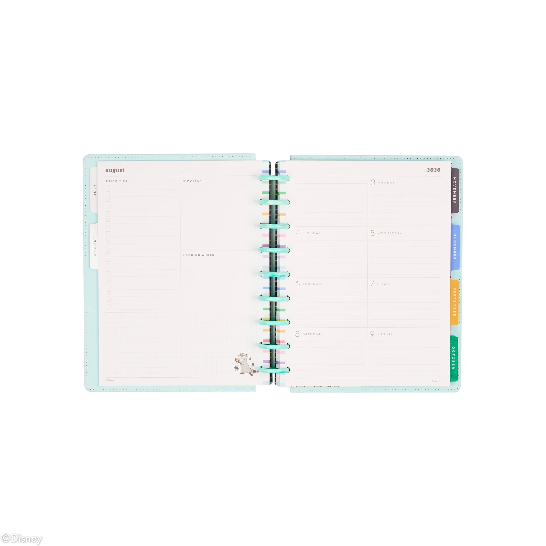 2026–2027 SPECIALTY Disney Best Pals Customizable Planner - Classic Dashboard Layout - 12 Months - Image 18
