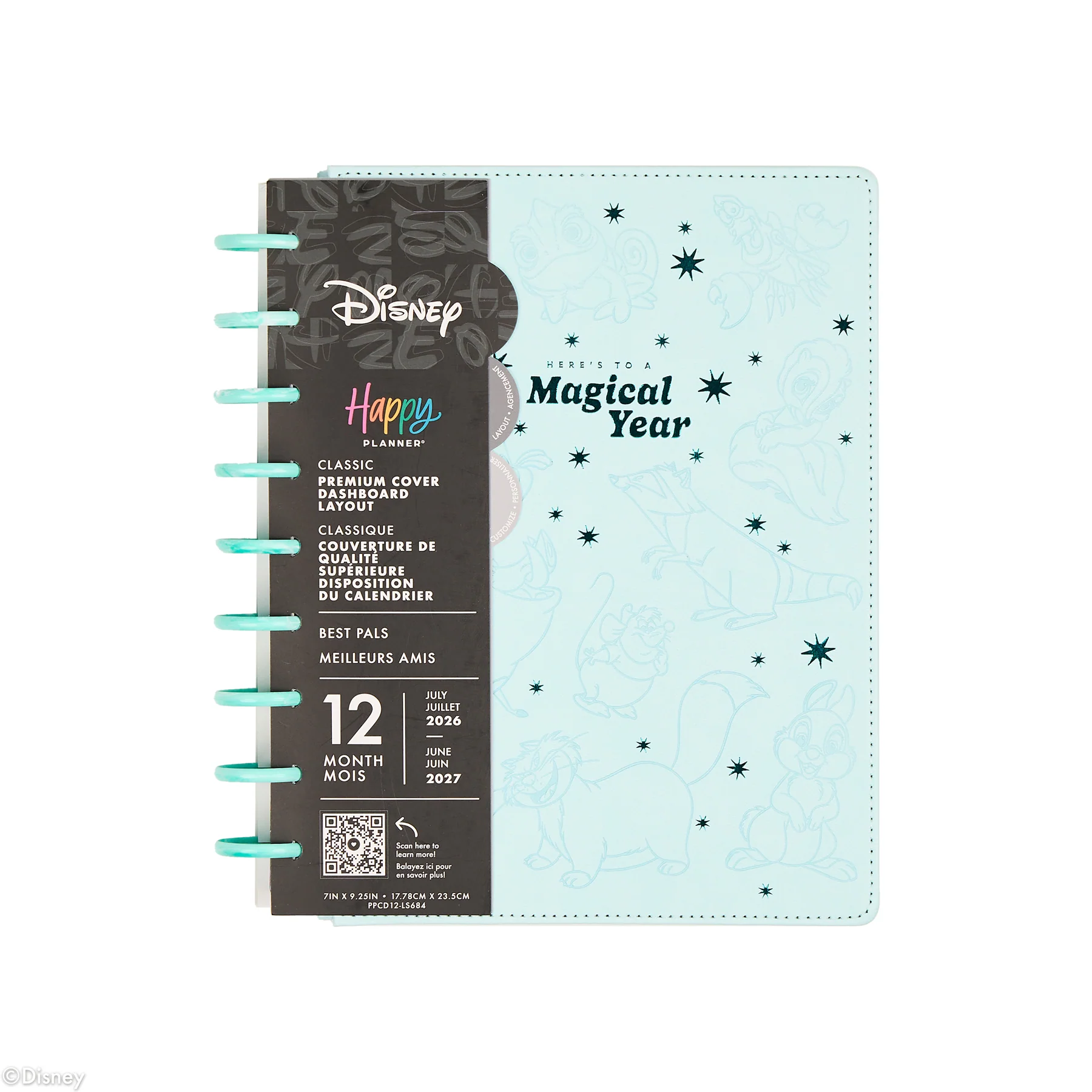 2026–2027 SPECIALTY Disney Best Pals Customizable Planner - Classic Dashboard Layout - 12 Months - Image 19