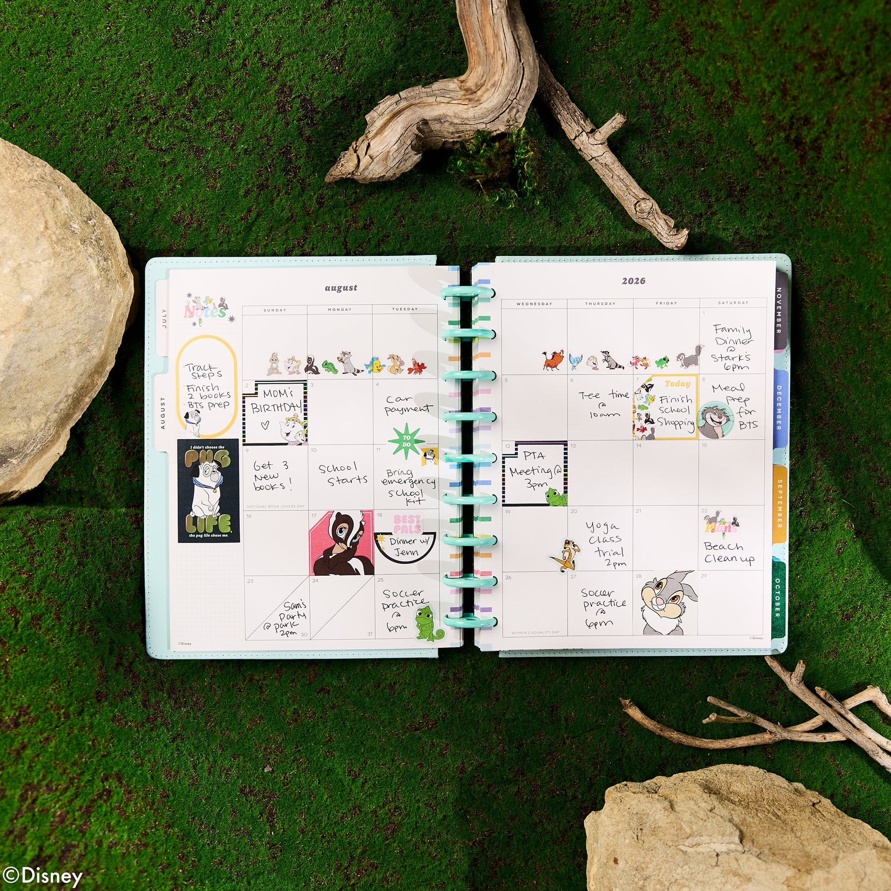 2026–2027 SPECIALTY Disney Best Pals Customizable Planner - Classic Dashboard Layout - 12 Months - Image 5