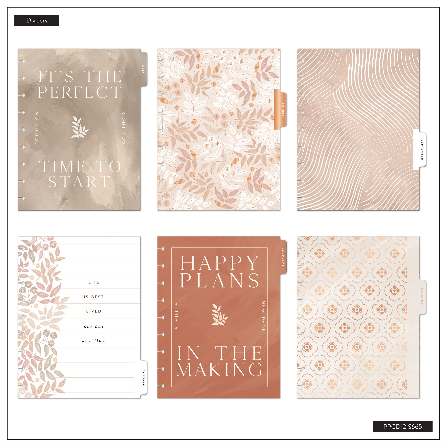 2026–2027 SPECIALTY Dune Hues Customizable Planner - Classic Dashboard Layout - 12 Months - Image 14