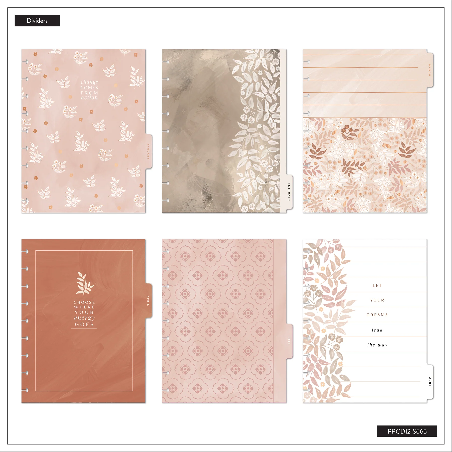 2026–2027 SPECIALTY Dune Hues Customizable Planner - Classic Dashboard Layout - 12 Months - Image 15
