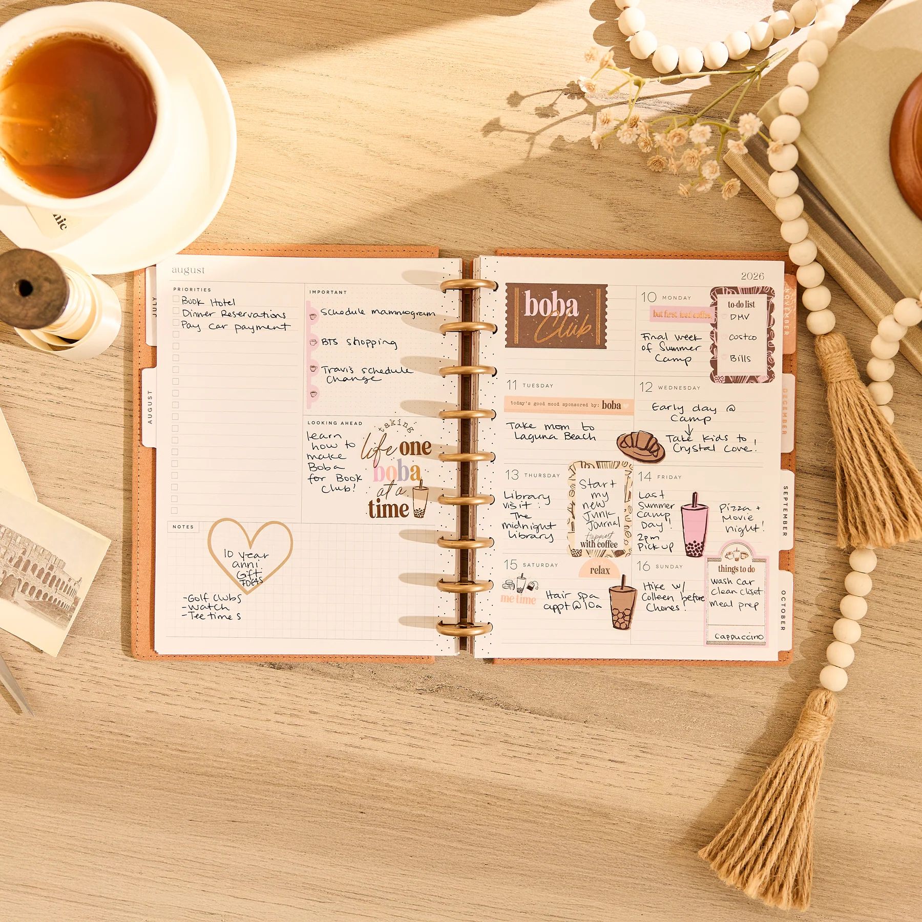 2026–2027 SPECIALTY Dune Hues Customizable Planner - Classic Dashboard Layout - 12 Months - Image 6
