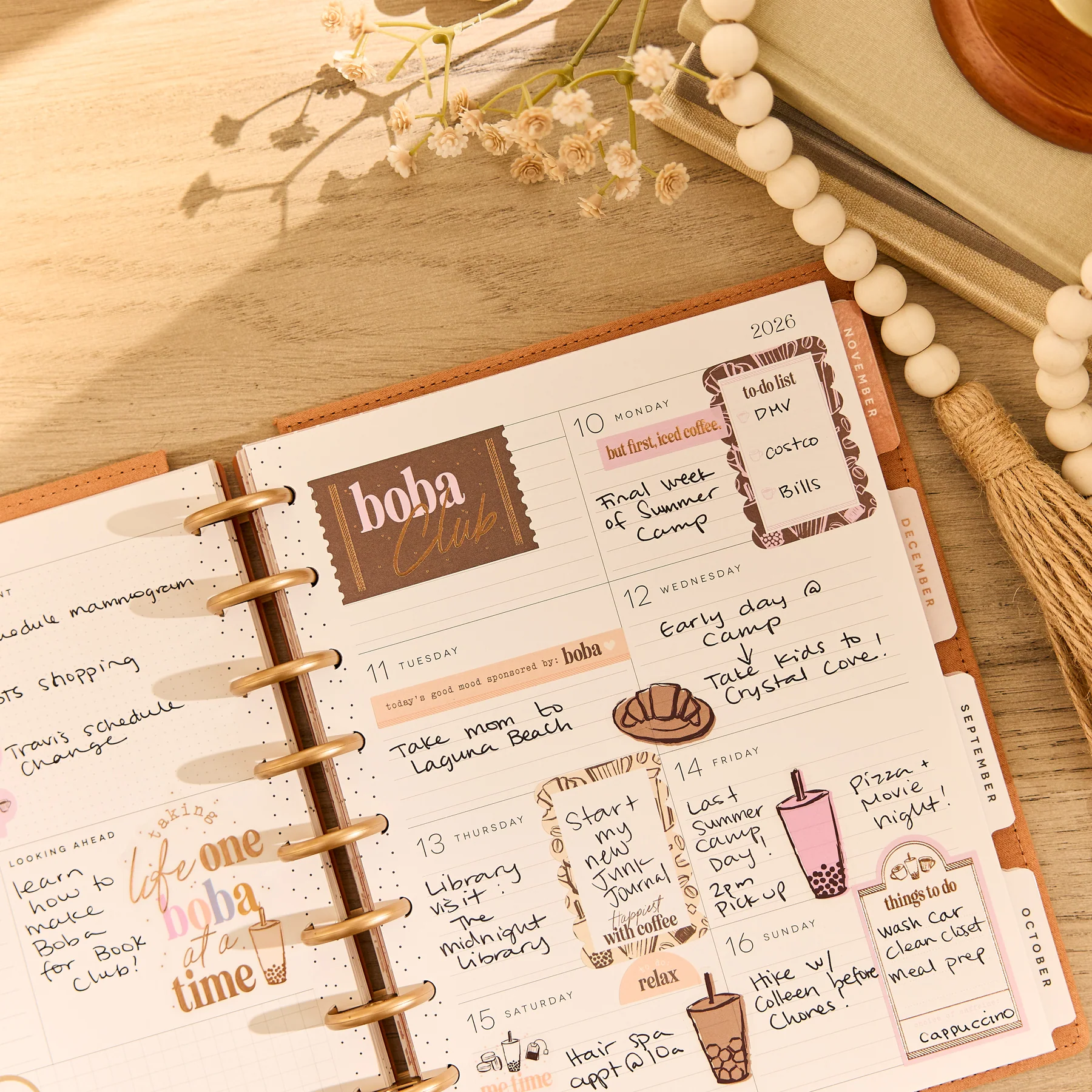 2026–2027 SPECIALTY Dune Hues Customizable Planner - Classic Dashboard Layout - 12 Months - Image 8