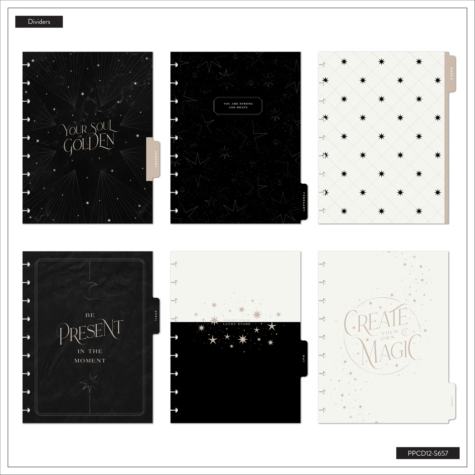 2026–2027 SPECIALTY Eternal Stars Customizable Planner - Classic Dashboard Layout - 12 Months - Image 15