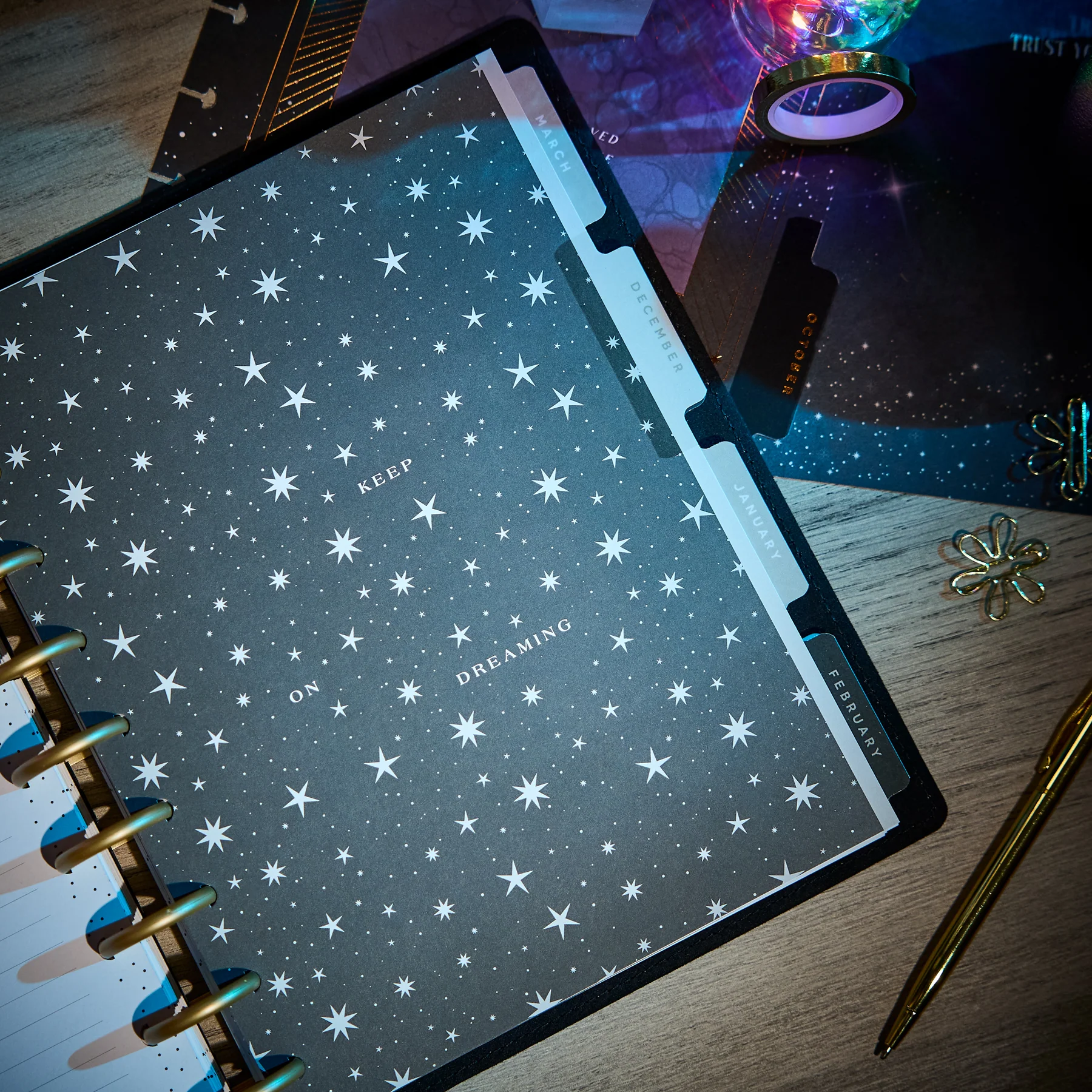 2026–2027 SPECIALTY Eternal Stars Customizable Planner - Classic Dashboard Layout - 12 Months - Image 4