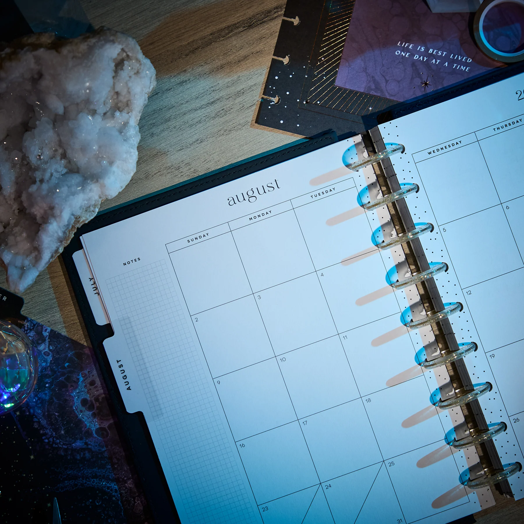 2026–2027 SPECIALTY Eternal Stars Customizable Planner - Classic Vertical Layout - 12 Months - Image 12