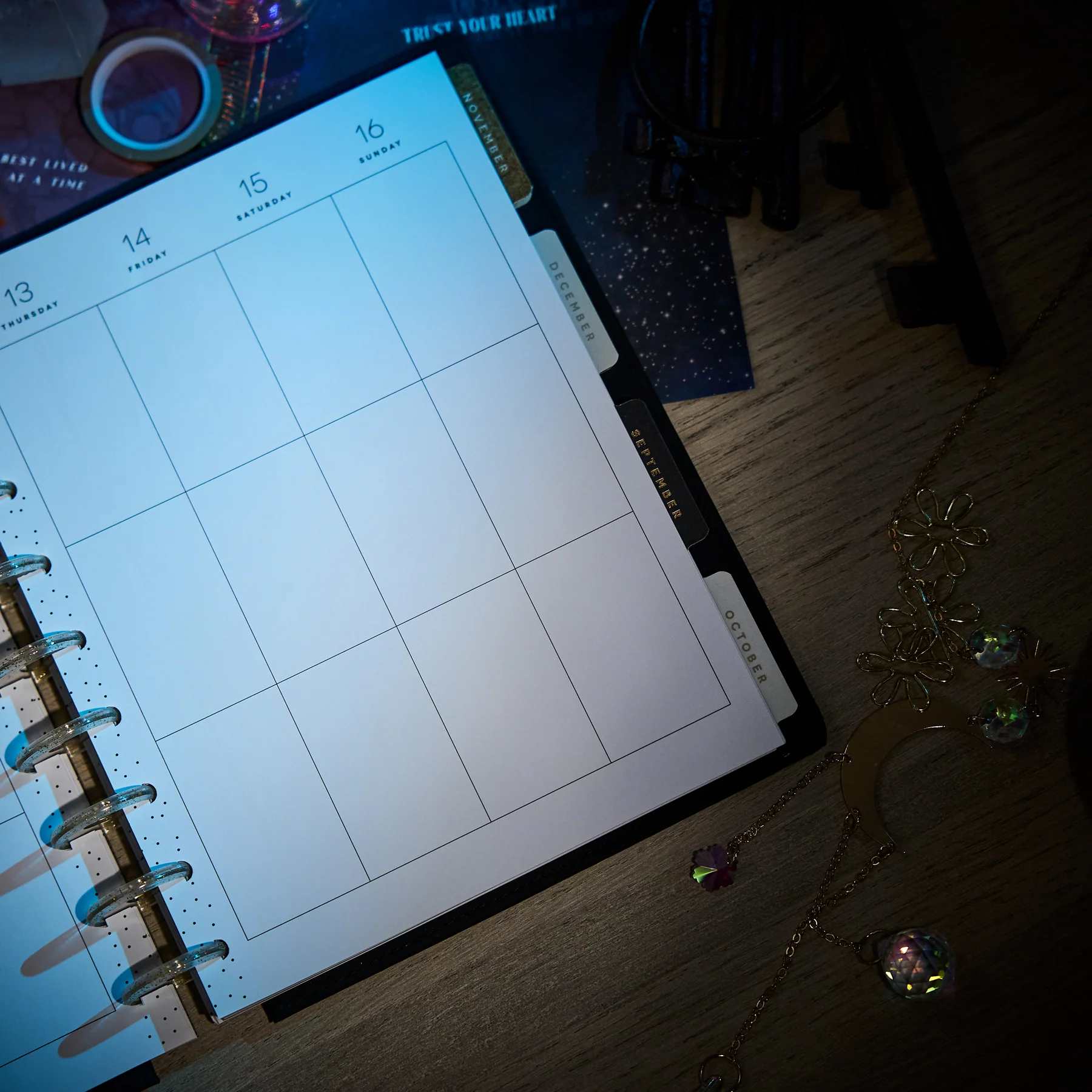 2026–2027 SPECIALTY Eternal Stars Customizable Planner - Classic Vertical Layout - 12 Months - Image 13