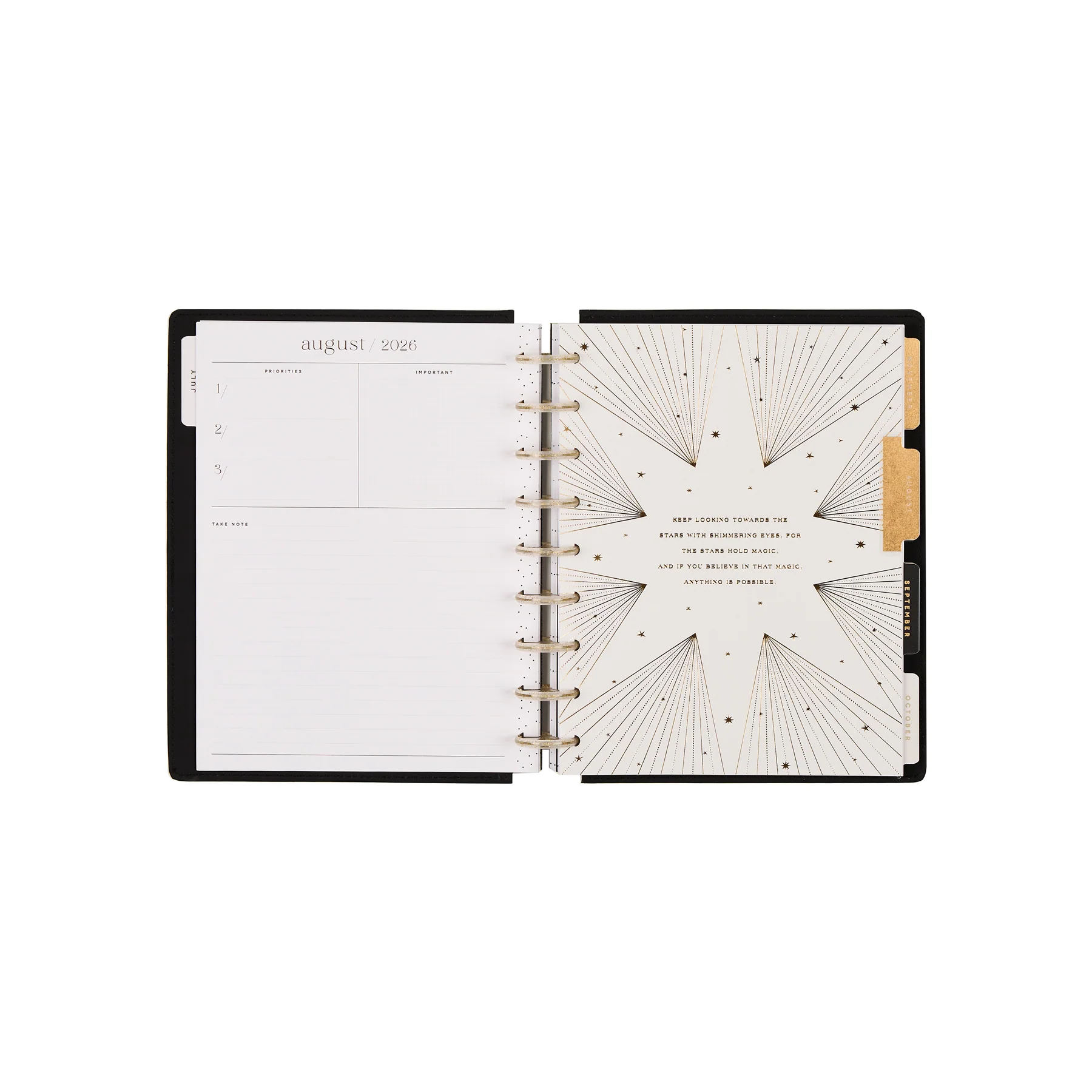 2026–2027 SPECIALTY Eternal Stars Customizable Planner - Classic Vertical Layout - 12 Months - Image 17