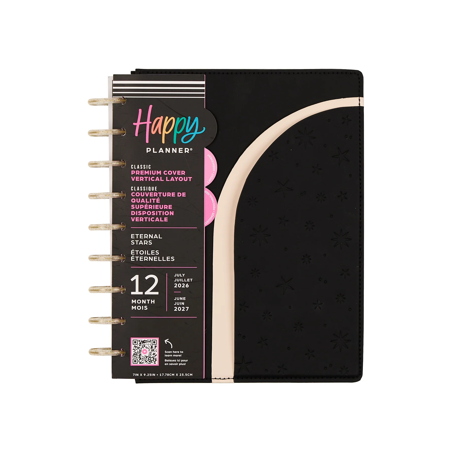 2026–2027 SPECIALTY Eternal Stars Customizable Planner - Classic Vertical Layout - 12 Months - Image 20