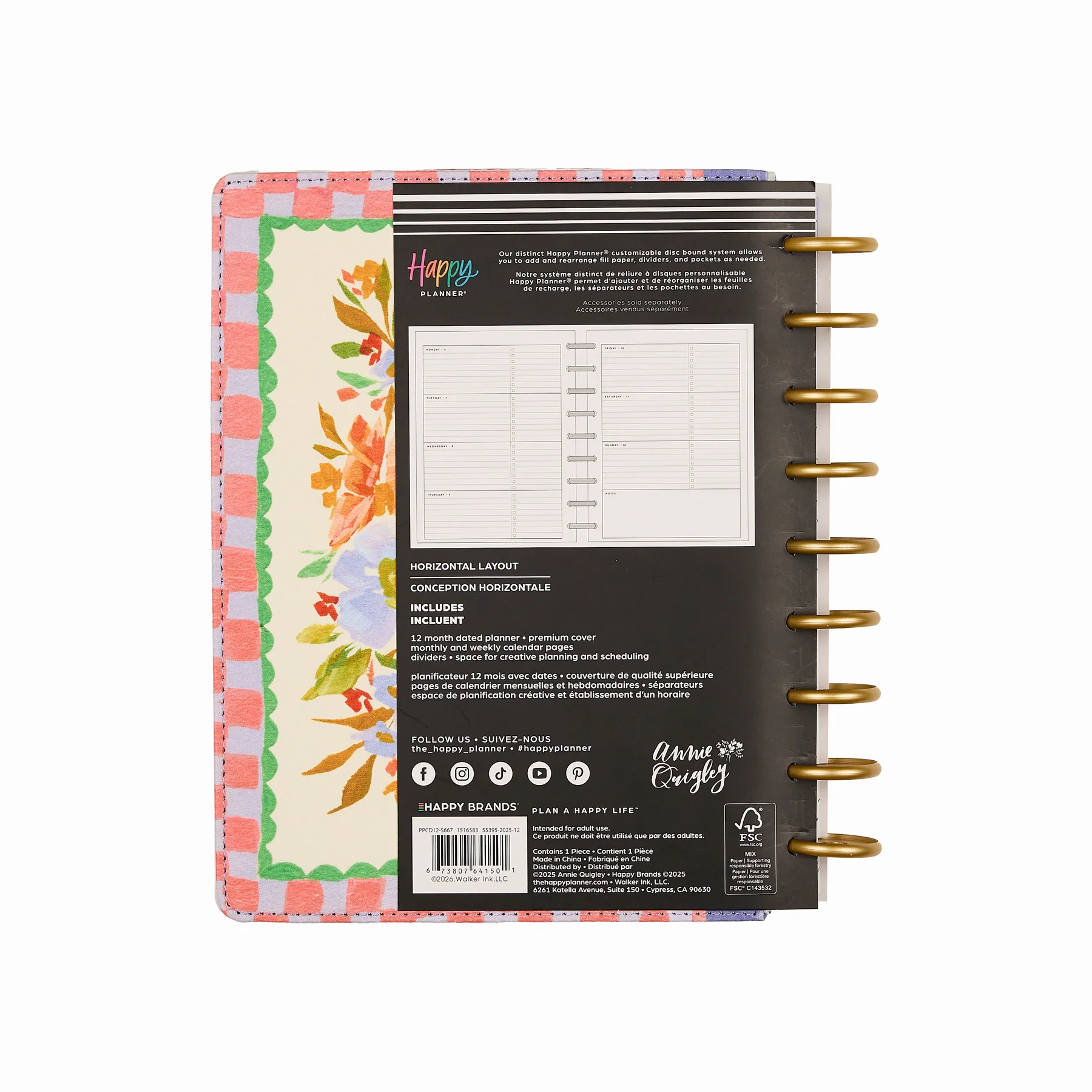 2026–2027 SPECIALTY French Papers Customizable Planner - Classic Horizontal Layout - 12 Months - Image 21