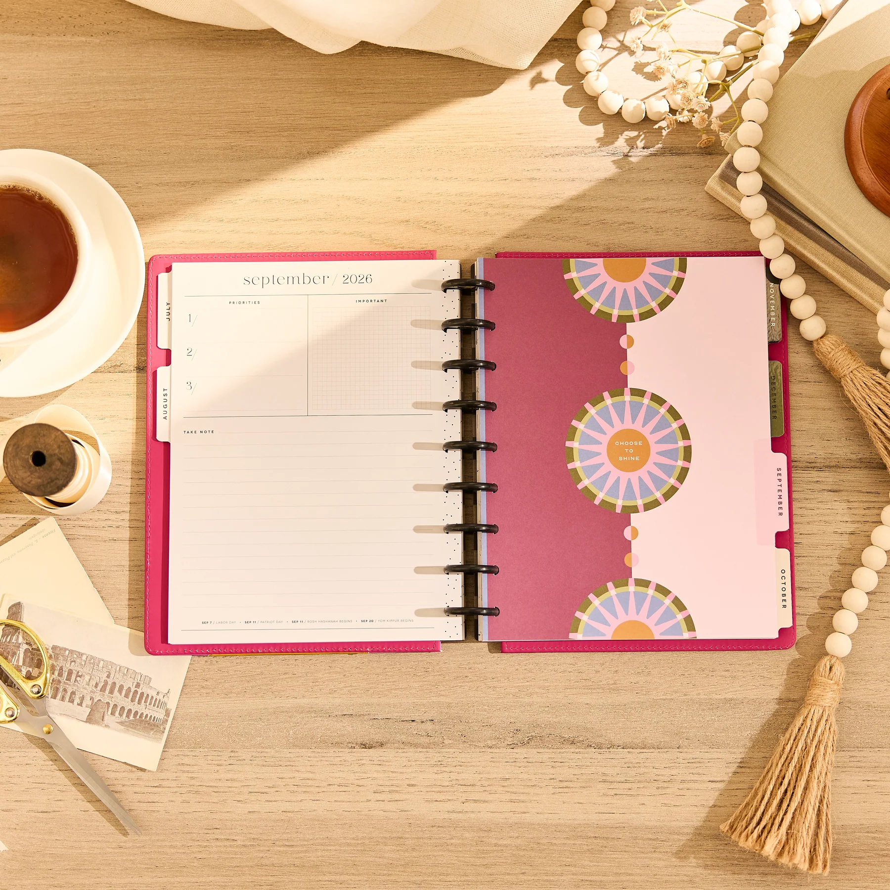2026–2027 SPECIALTY Horizon Lines Customizable Planner - Classic Horizontal Layout - 12 Months - Image 5