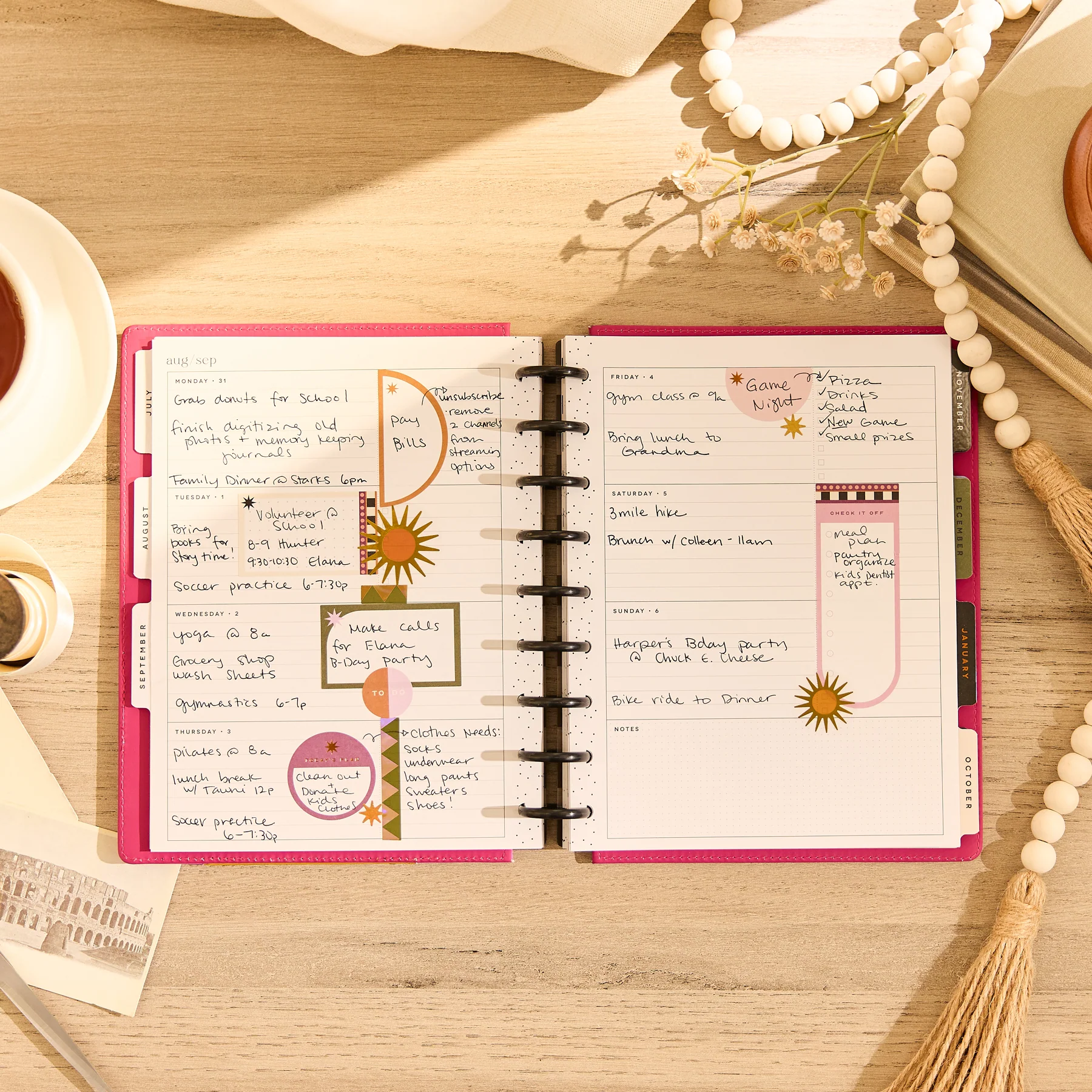 2026–2027 SPECIALTY Horizon Lines Customizable Planner - Classic Horizontal Layout - 12 Months - Image 7