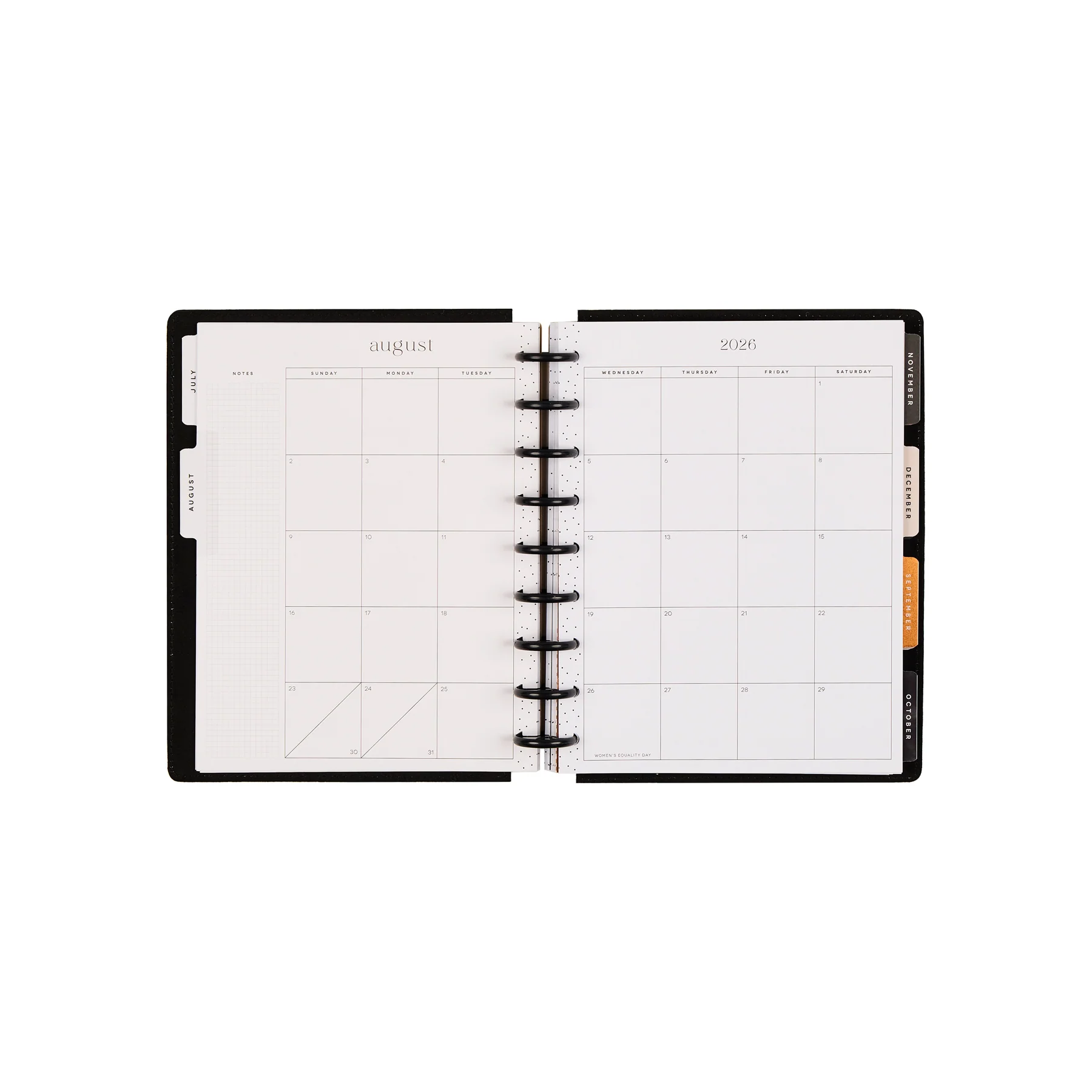 2026–2027 SPECIALTY Neutral Noir Customizable Planner - Classic Vertical Layout - 12 Months - Image 17