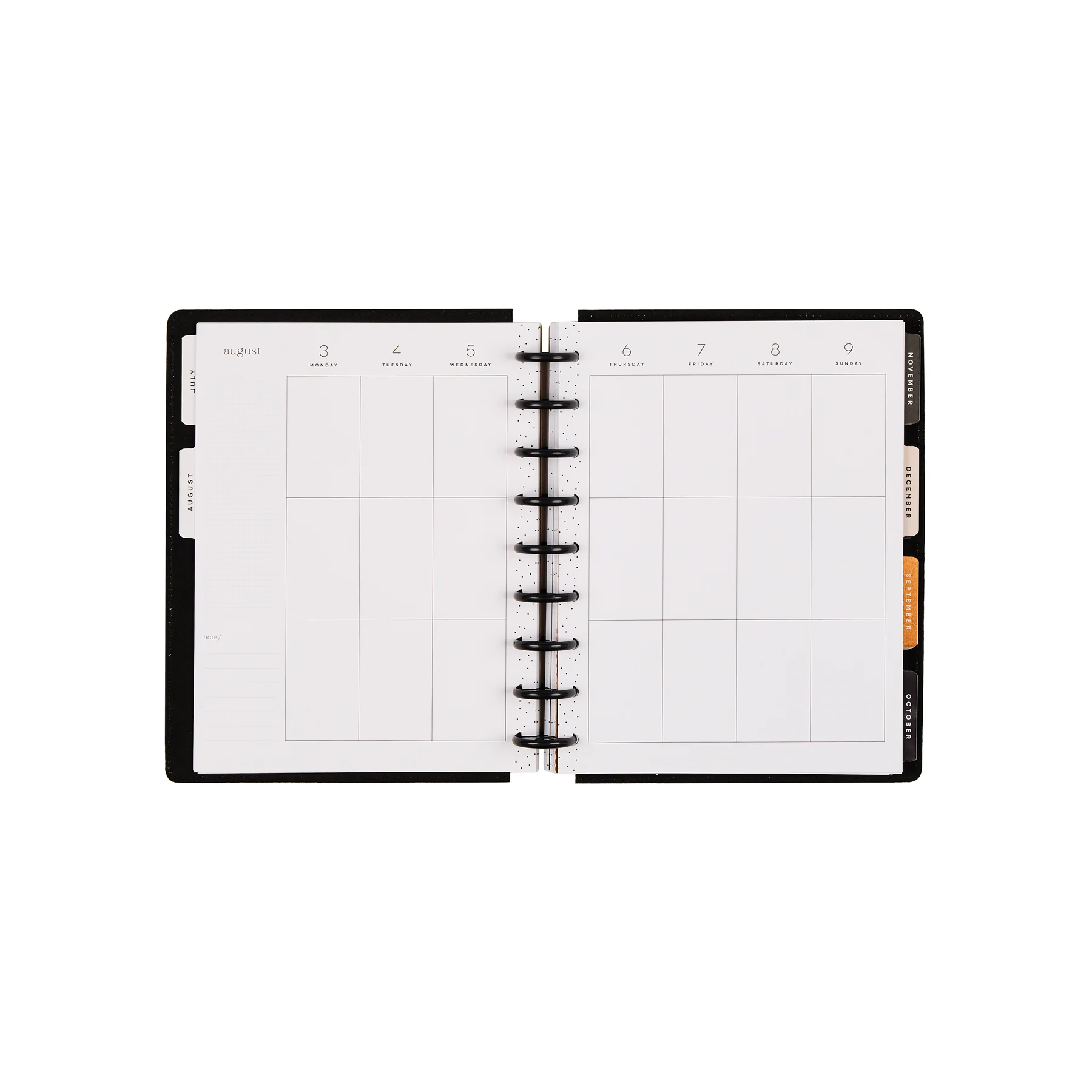 2026–2027 SPECIALTY Neutral Noir Customizable Planner - Classic Vertical Layout - 12 Months - Image 18