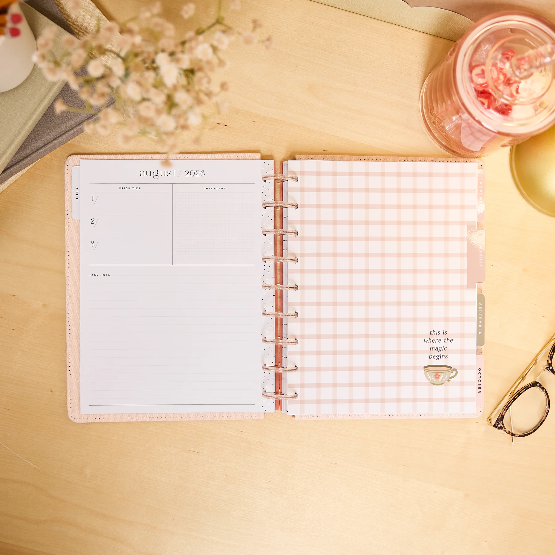 2026–2027 SPECIALTY Reading Hour Customizable Planner - Classic Dashboard Layout - 12 Months - Image 9