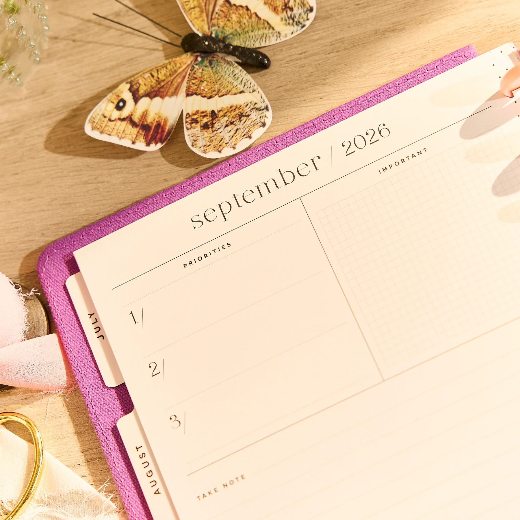 2026–2027 SPECIALTY Spring Tapestry Customizable Planner - Classic Horizontal Layout - 12 Months - Image 10
