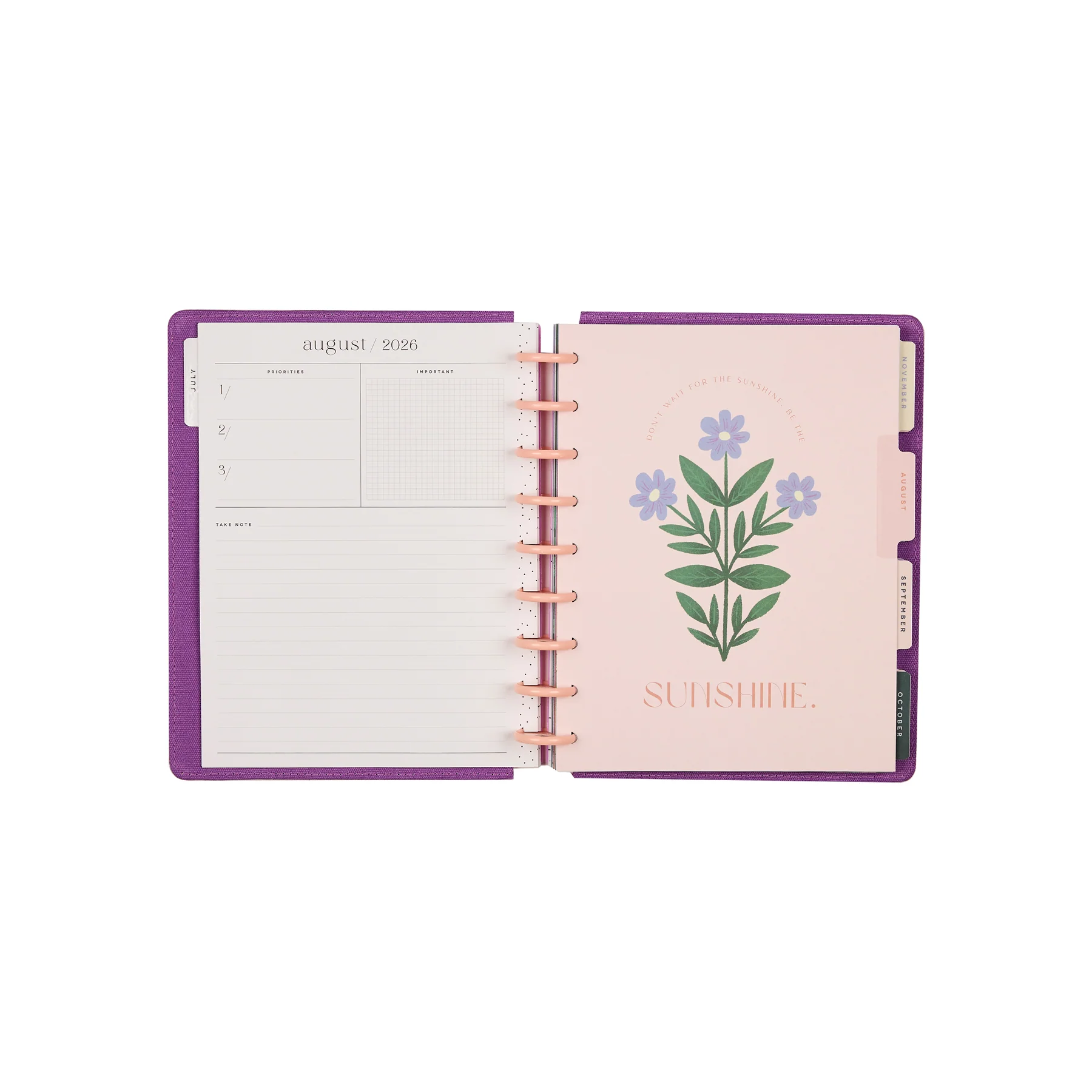 2026–2027 SPECIALTY Spring Tapestry Customizable Planner - Classic Horizontal Layout - 12 Months - Image 17