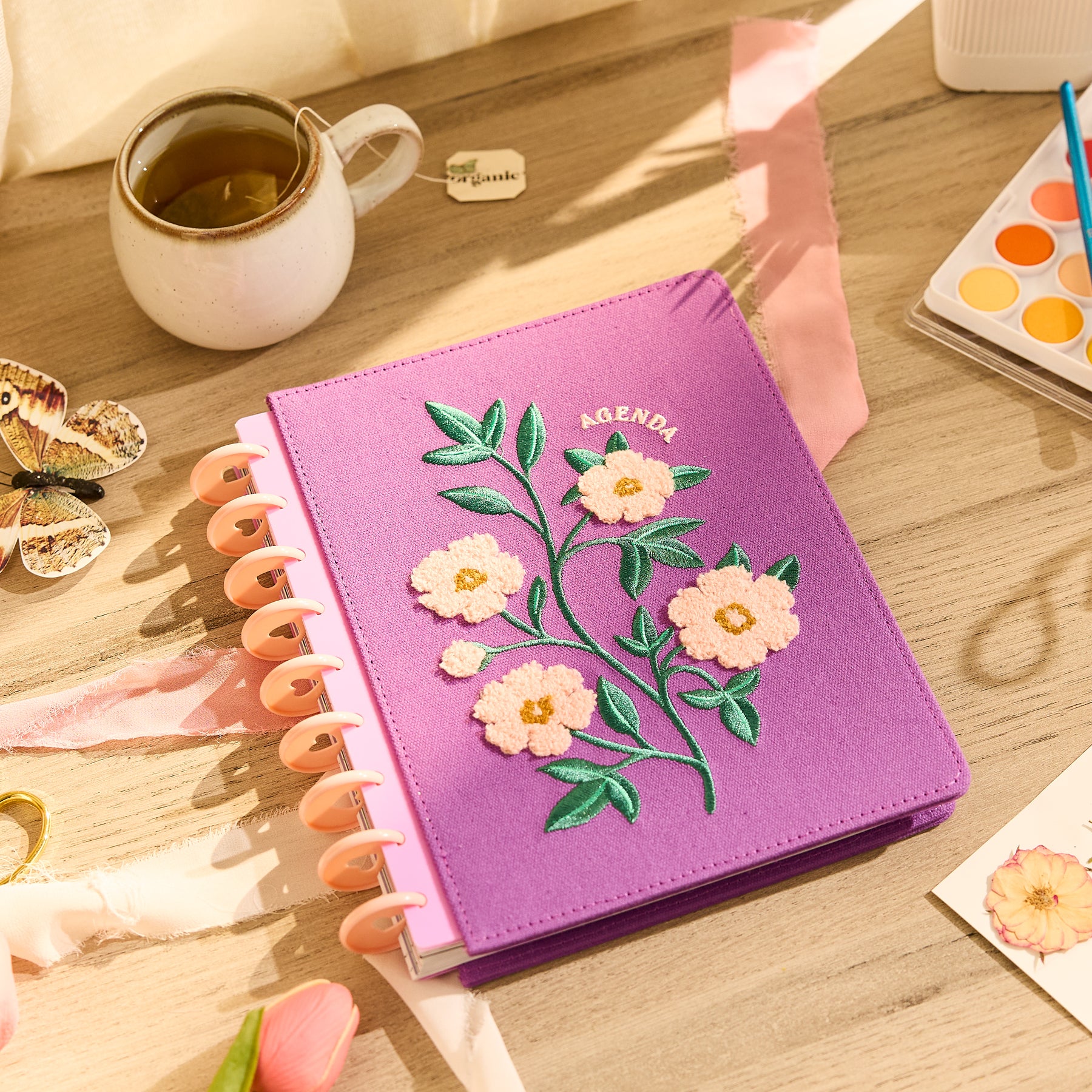 2026–2027 SPECIALTY Spring Tapestry Customizable Planner - Classic Horizontal Layout - 12 Months - Image 8