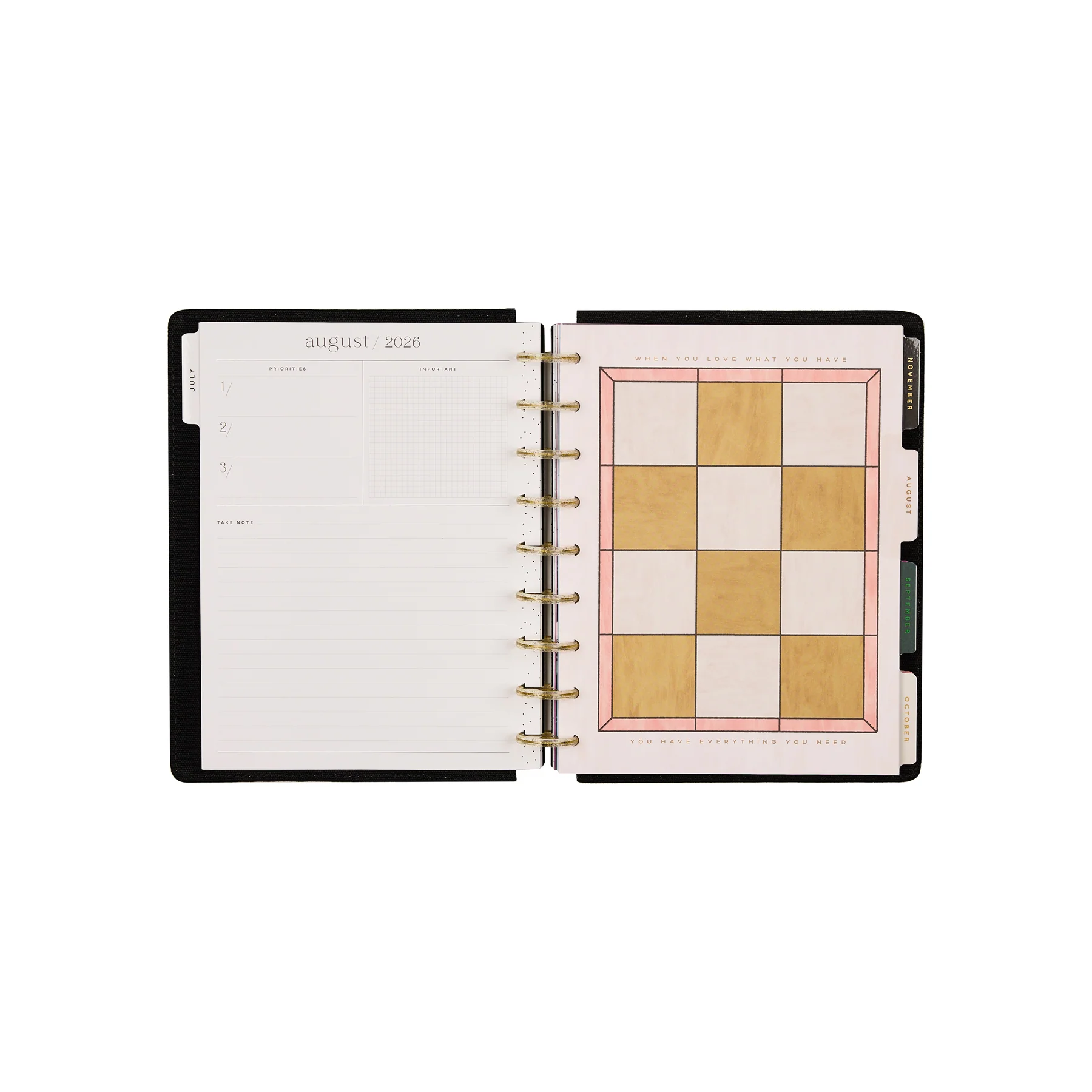 2026–2027 SPECIALTY Tinted Mosaic Customizable Planner - Classic Dashboard Layout - 12 Months - Image 18