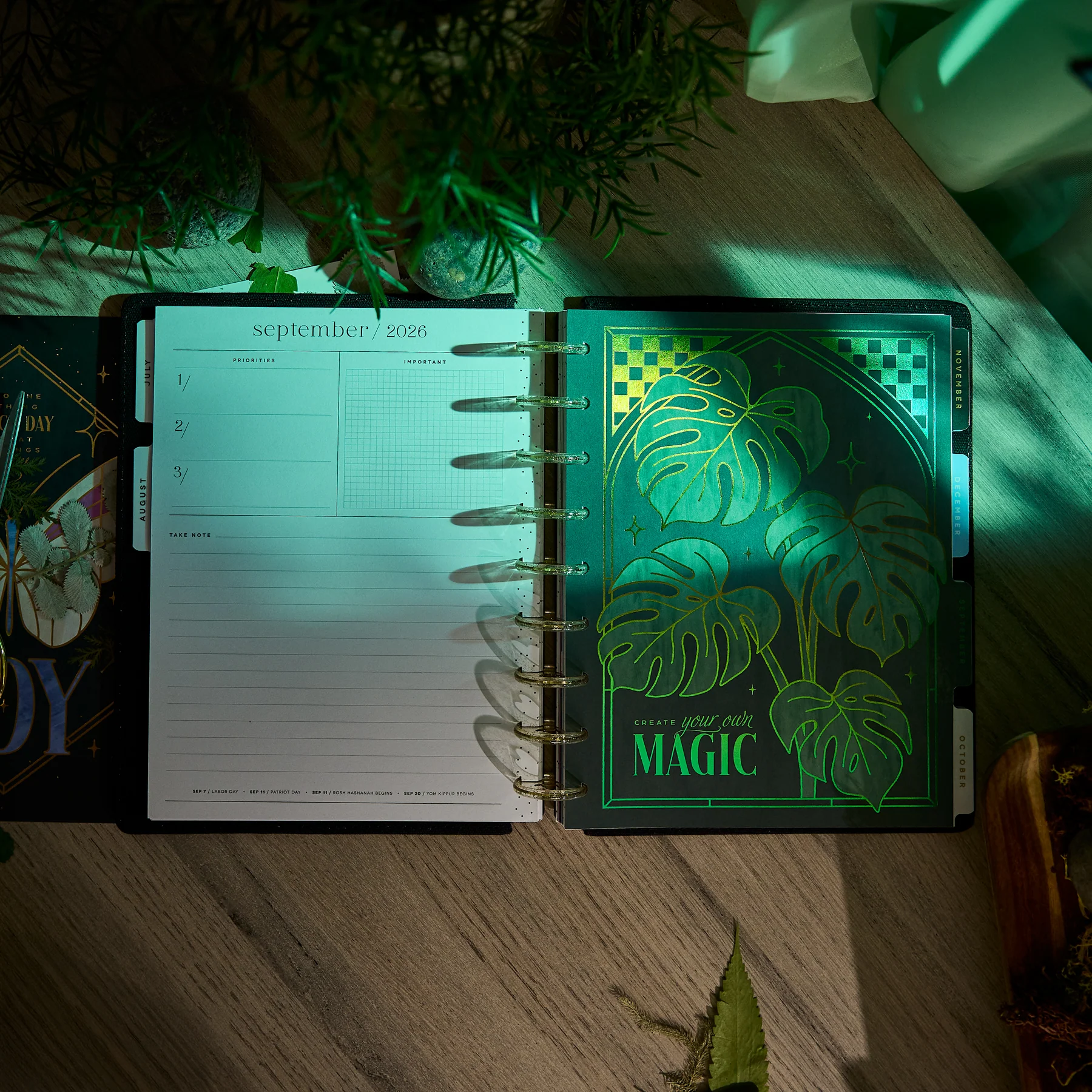 2026–2027 SPECIALTY Tinted Mosaic Customizable Planner - Classic Dashboard Layout - 12 Months - Image 9
