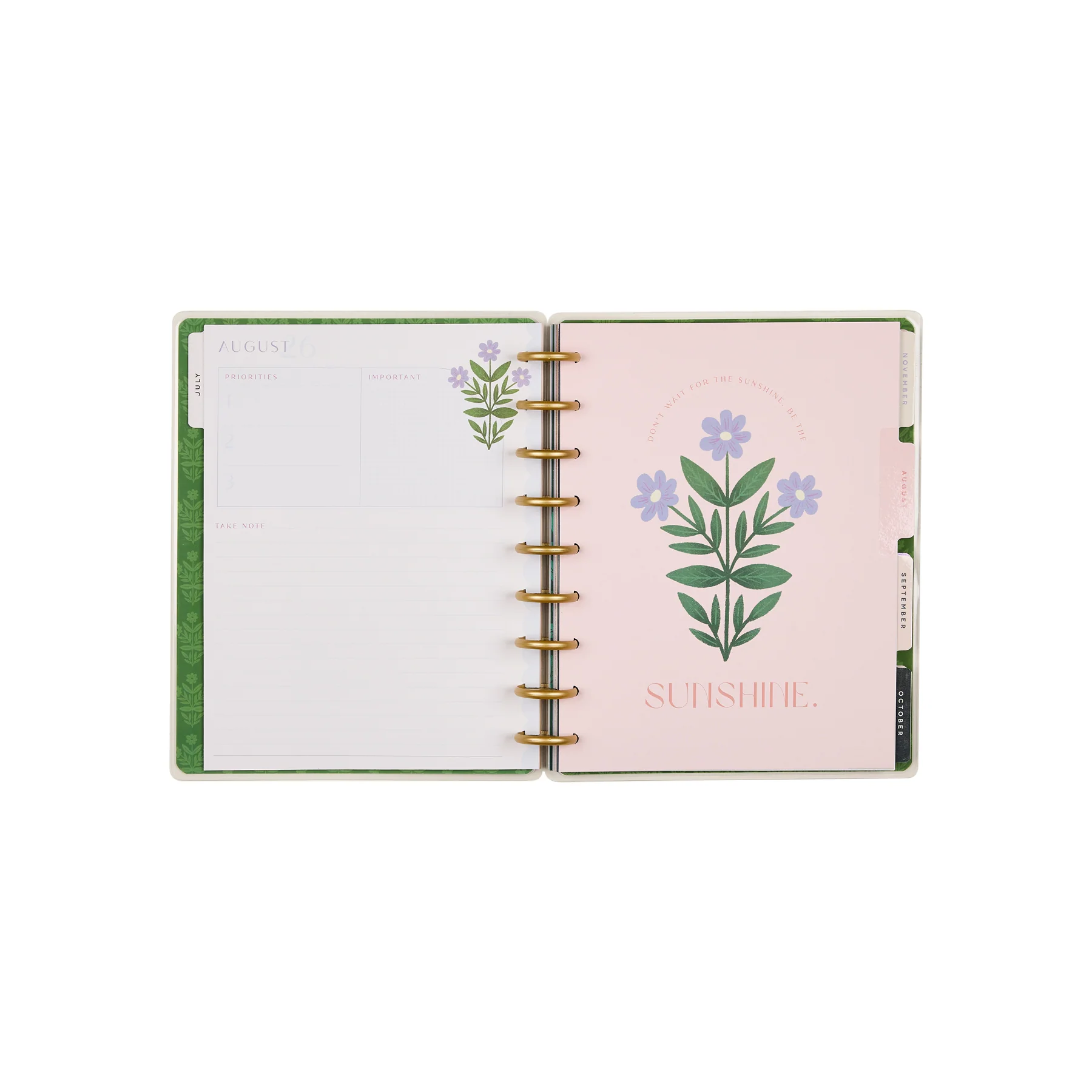 2026–2027 Spring Tapestry Customizable Planner - Classic Vertical Layout - 12 Months - Image 15