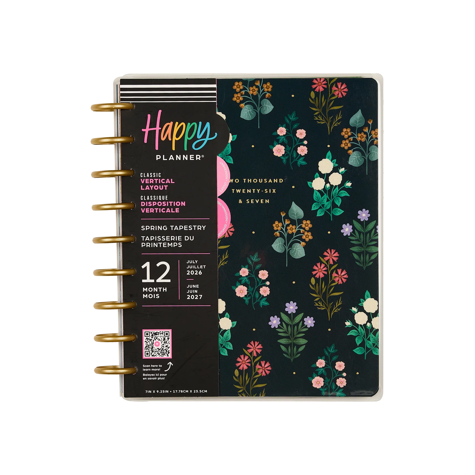 2026–2027 Spring Tapestry Customizable Planner - Classic Vertical Layout - 12 Months - Image 18