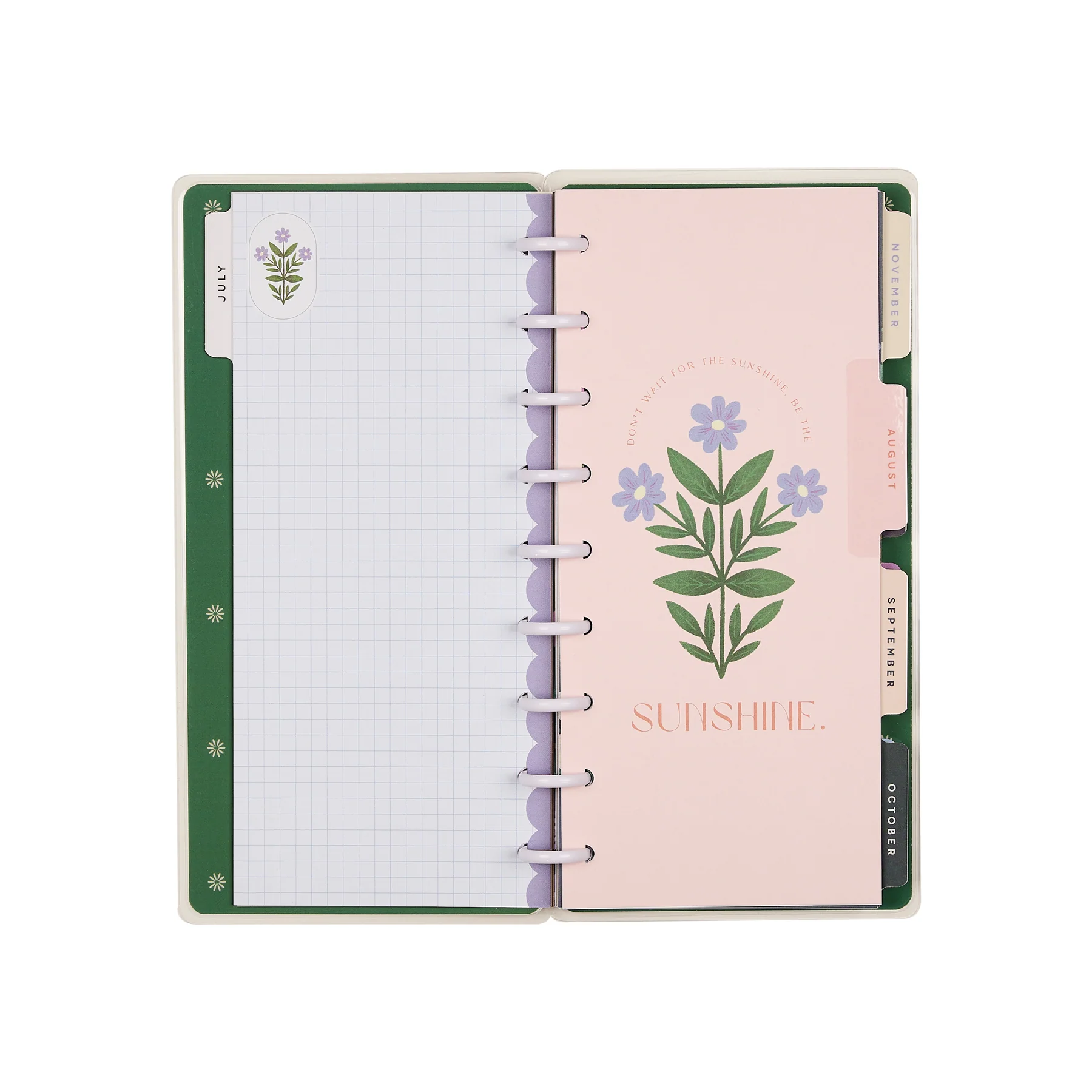 2026–2027 Spring Tapestry Customizable Planner - Skinny Classic Horizontal Layout - 12 Months - Image 14
