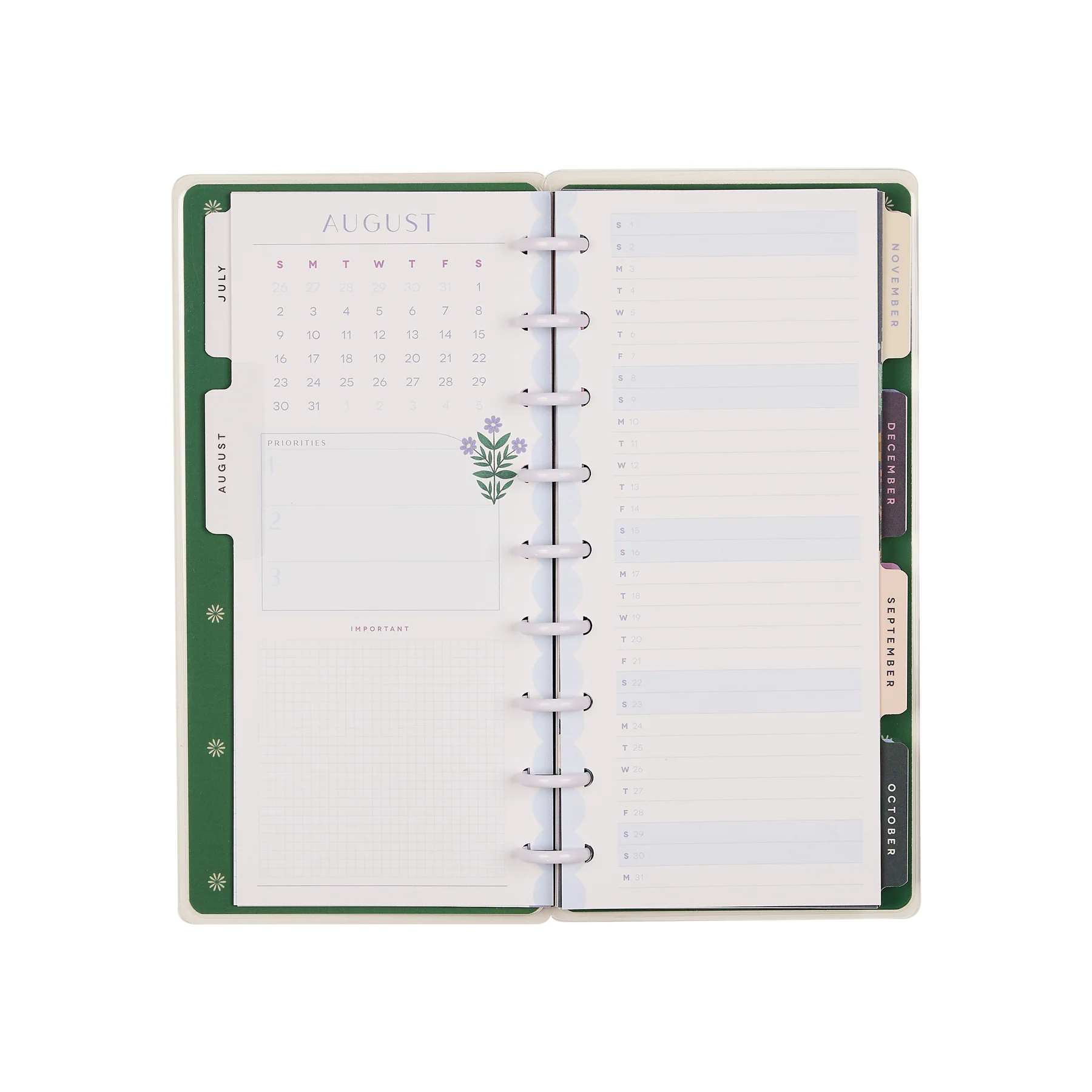 2026–2027 Spring Tapestry Customizable Planner - Skinny Classic Horizontal Layout - 12 Months - Image 15