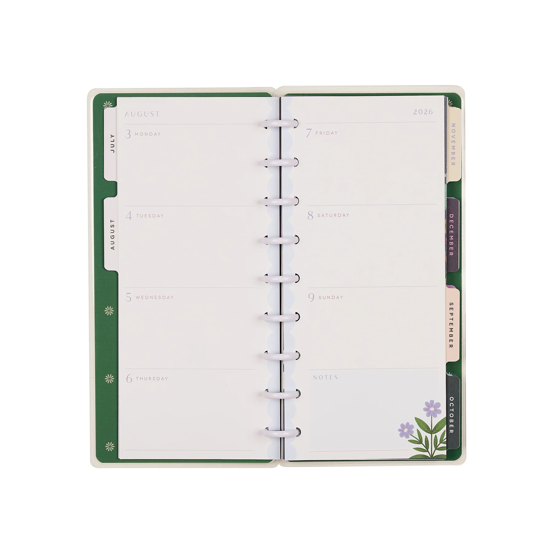 2026–2027 Spring Tapestry Customizable Planner - Skinny Classic Horizontal Layout - 12 Months - Image 16
