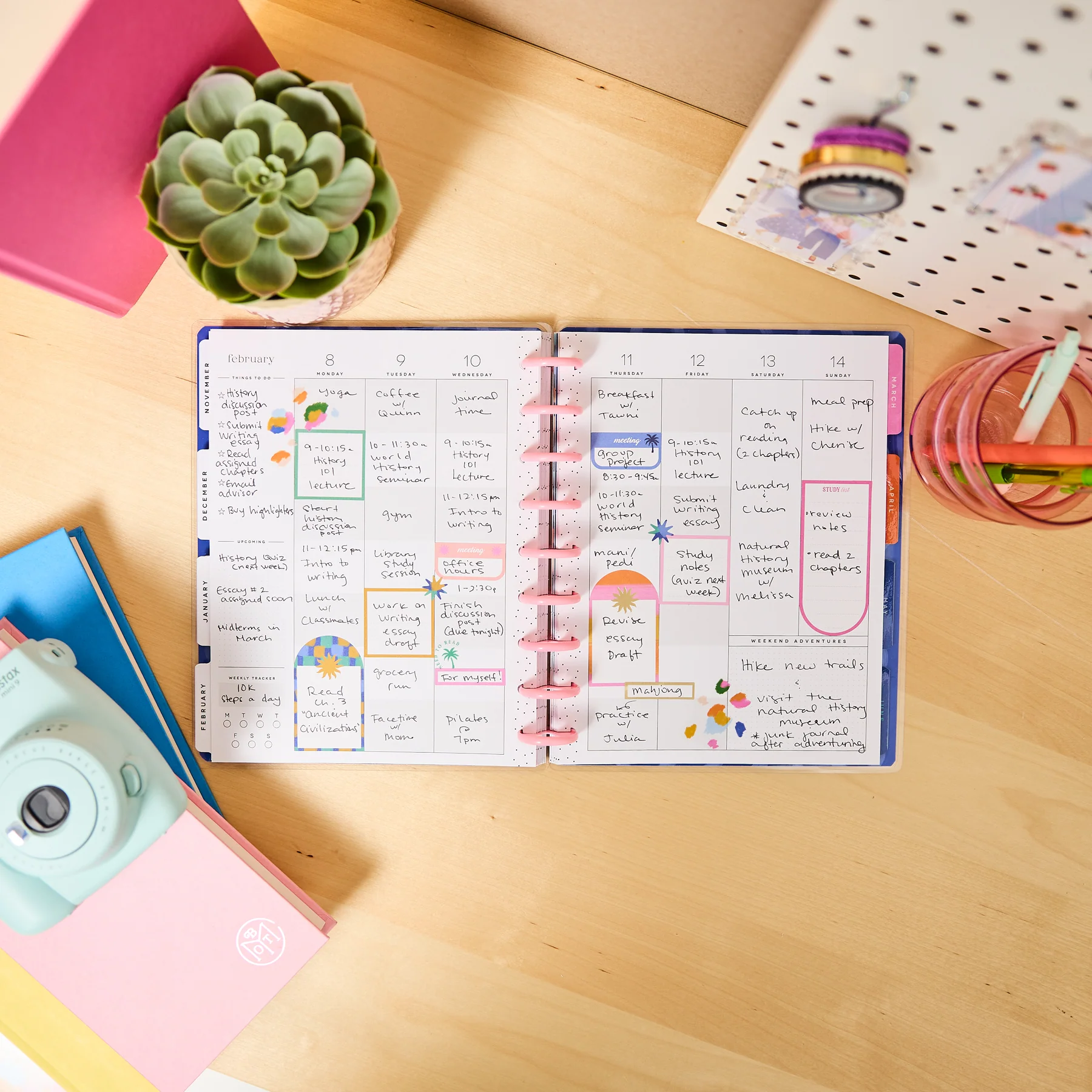 2026–2027 Sunburst Bay Customizable Student Planner - Classic Student Layout - 12 Months - Image 5