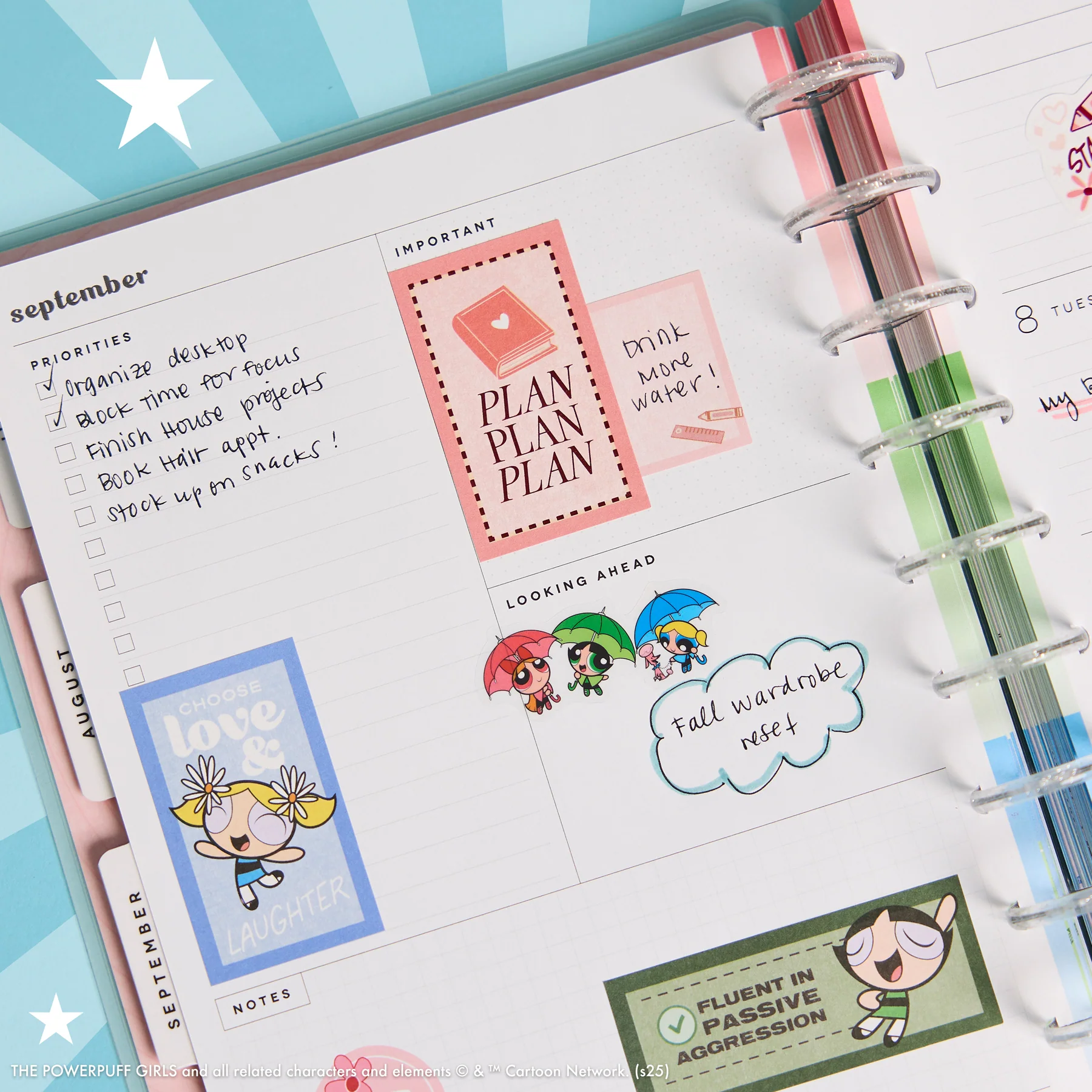 2026–2027 The Powerpuff Girls Customizable Planner - Classic Dashboard Layout - 12 Months - Image 10