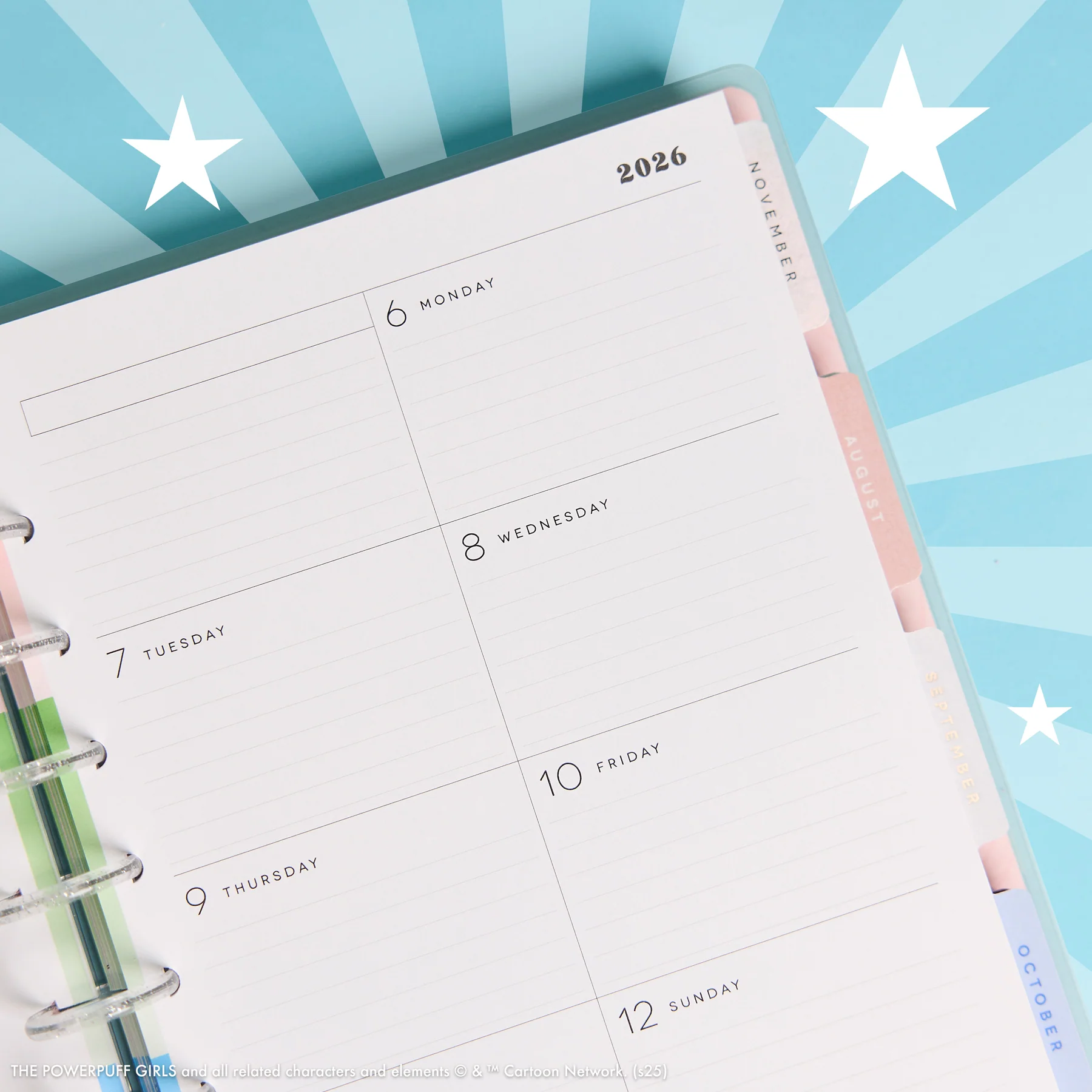 2026–2027 The Powerpuff Girls Customizable Planner - Classic Dashboard Layout - 12 Months - Image 17