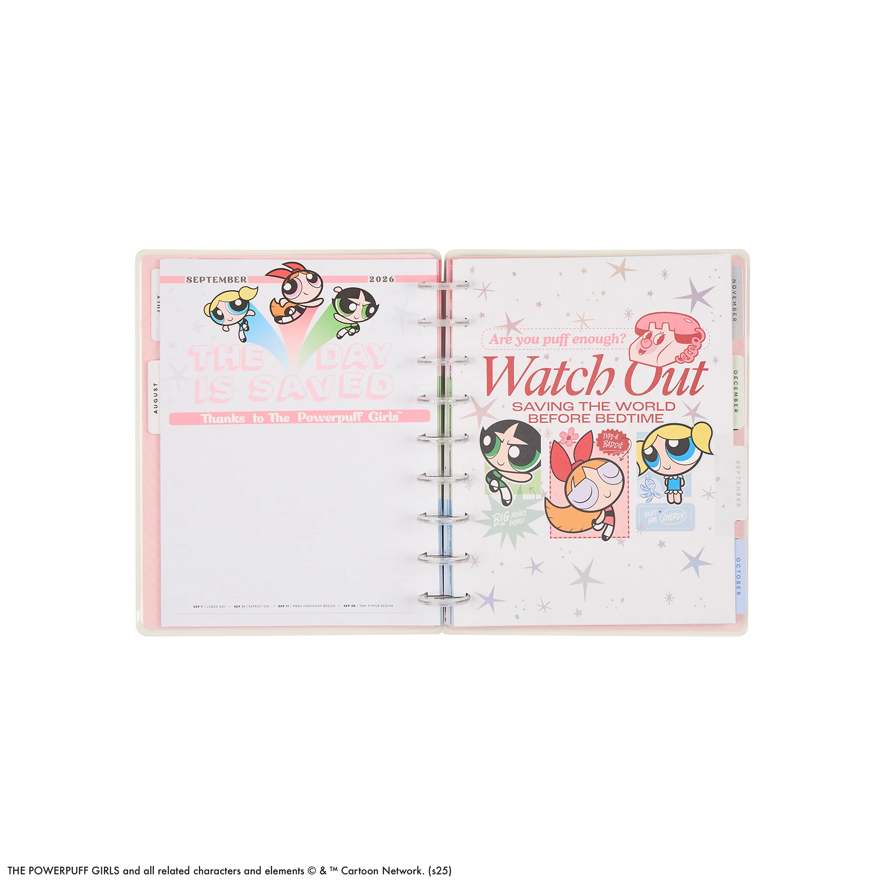 2026–2027 The Powerpuff Girls Customizable Planner - Classic Dashboard Layout - 12 Months - Image 18