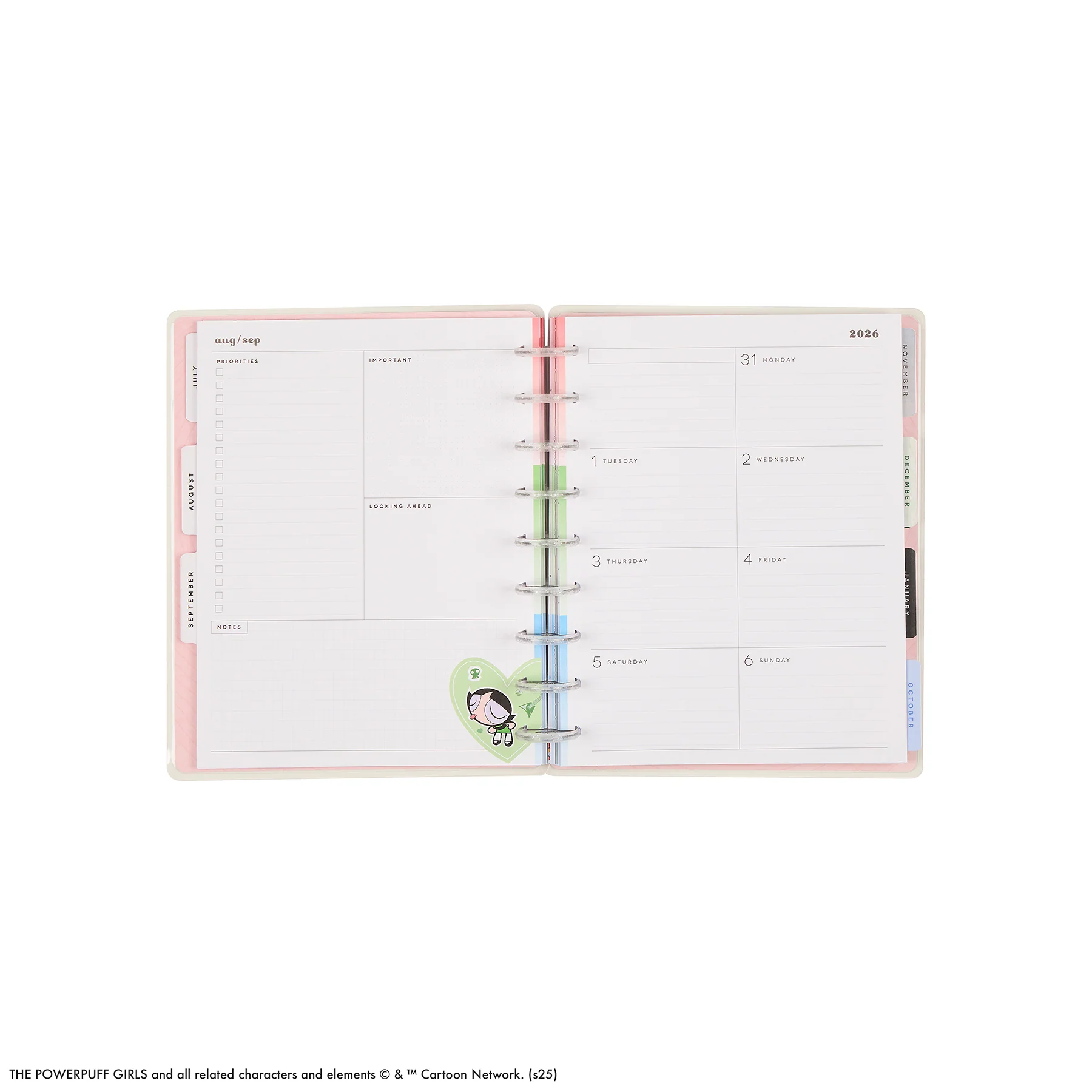 2026–2027 The Powerpuff Girls Customizable Planner - Classic Dashboard Layout - 12 Months - Image 20
