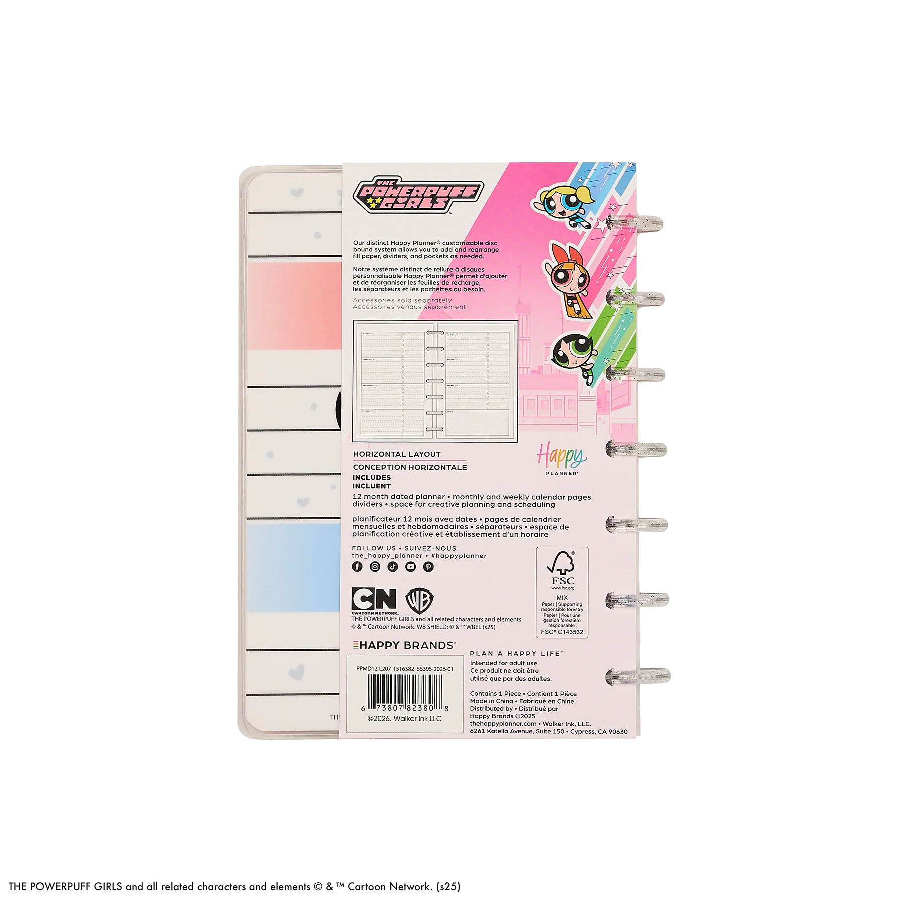 2026–2027 The Powerpuff Girls Customizable Planner - Mini Horizontal Layout - 12 Months - Image 21