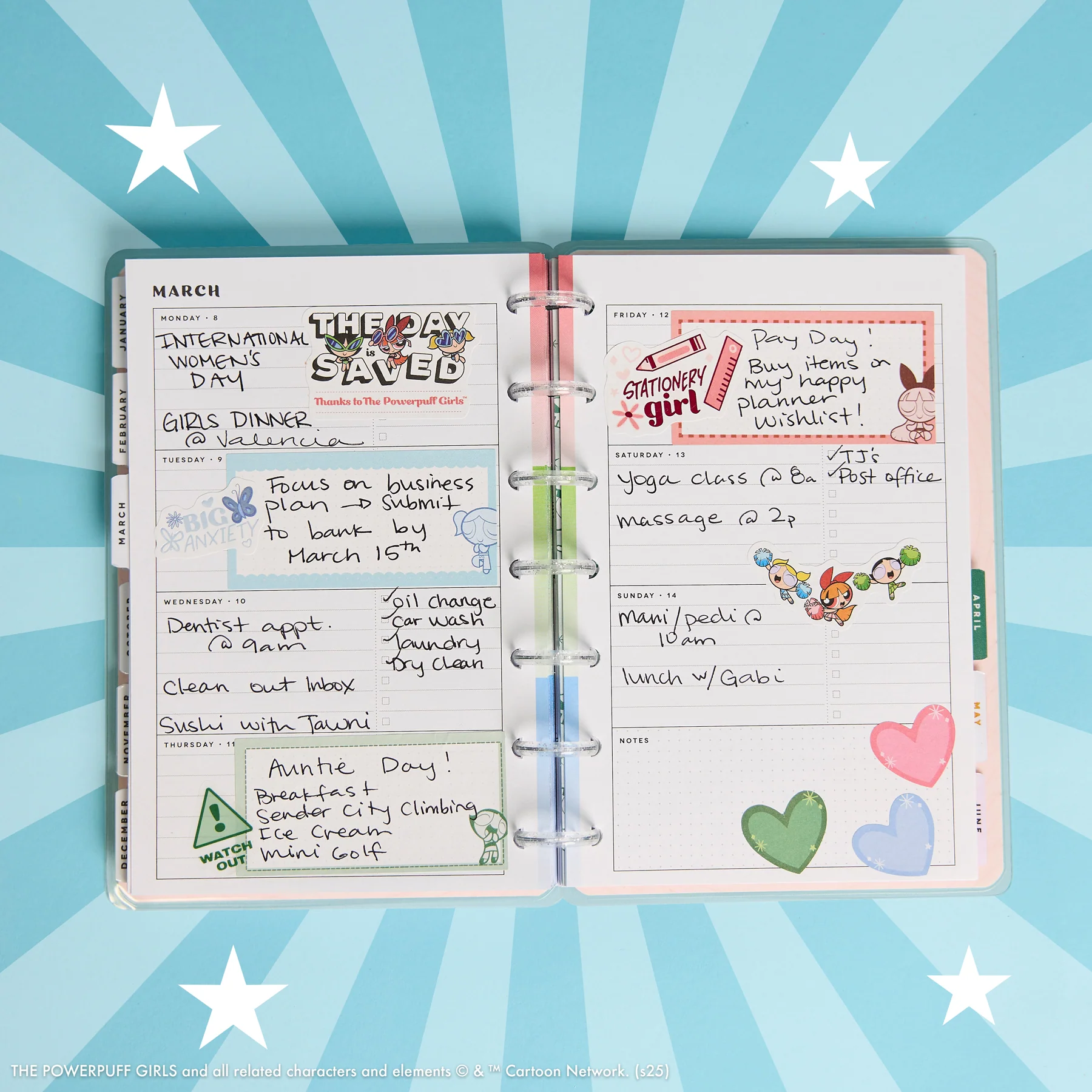 2026–2027 The Powerpuff Girls Customizable Planner - Mini Horizontal Layout - 12 Months - Image 4