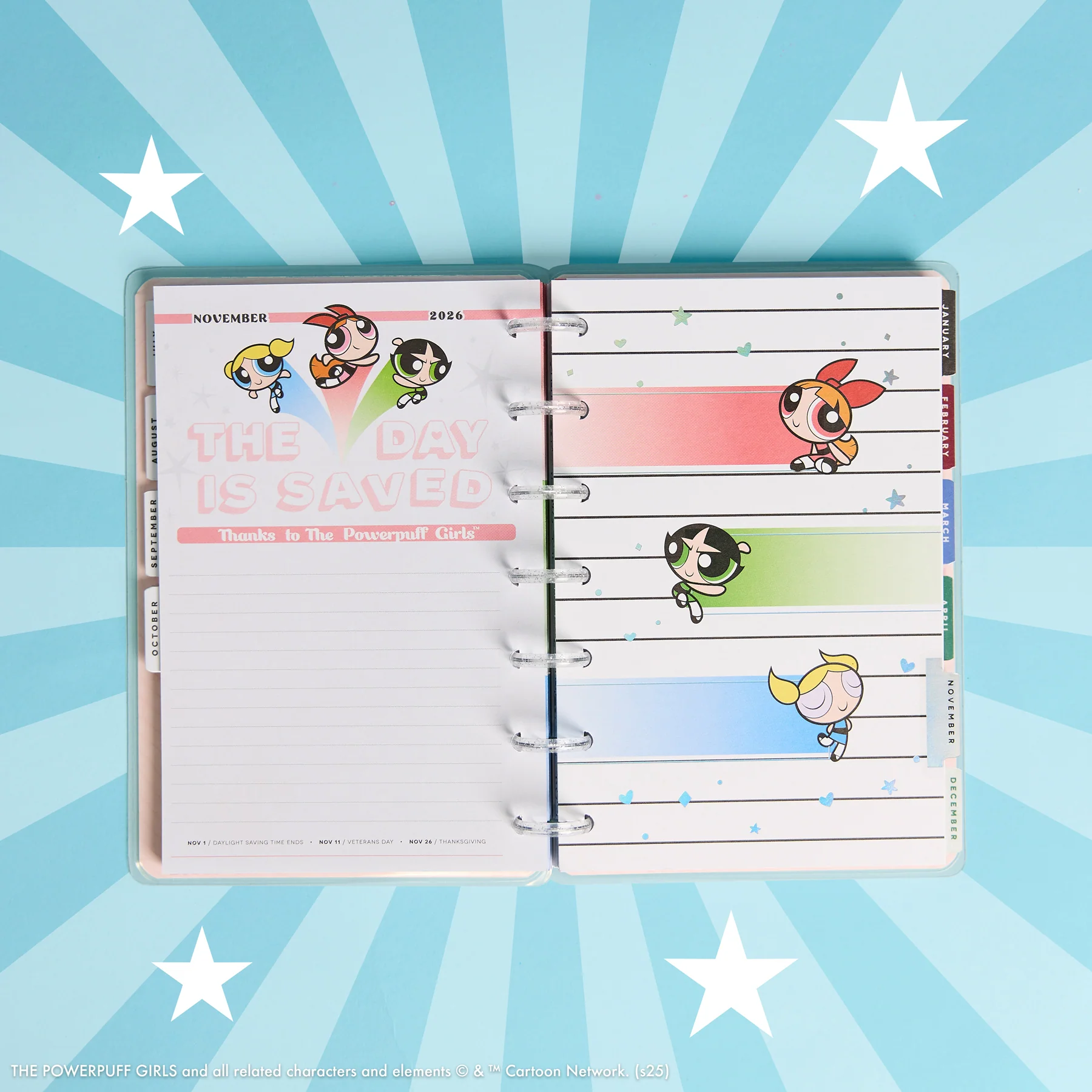 2026–2027 The Powerpuff Girls Customizable Planner - Mini Horizontal Layout - 12 Months - Image 9