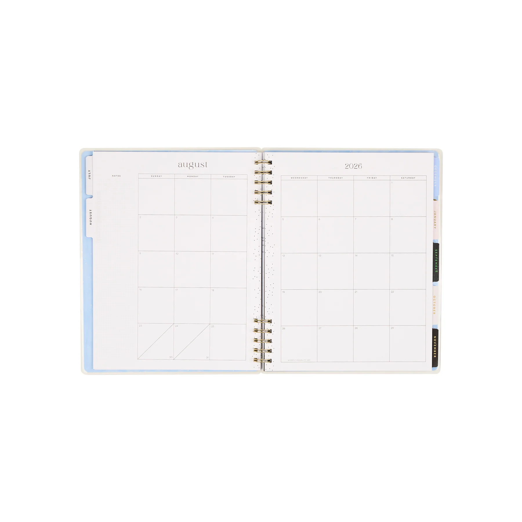 2026–2027 Tinted Mosaic Customizable Spiral Planner - Big Vertical Layout - 12 Months - Image 16
