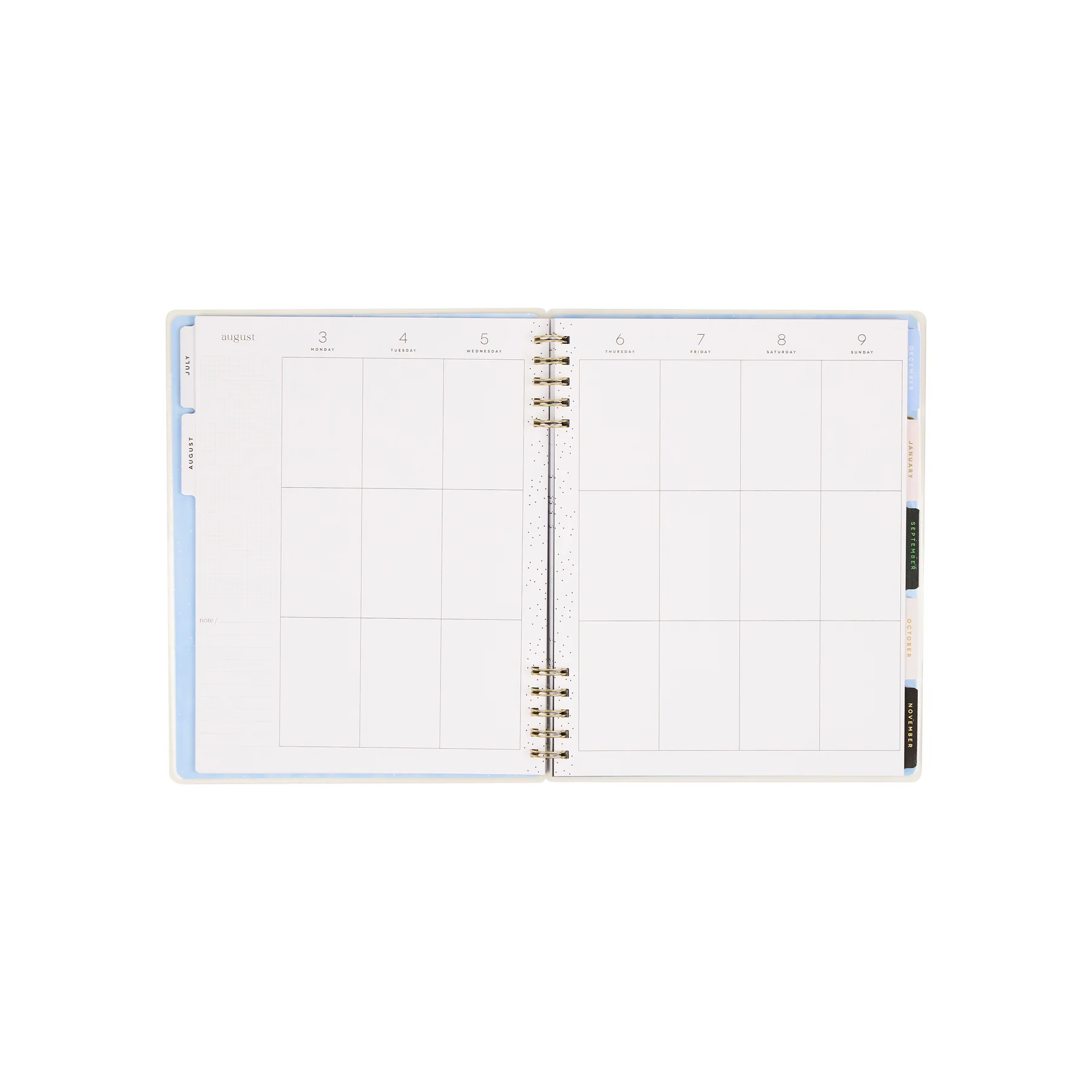 2026–2027 Tinted Mosaic Customizable Spiral Planner - Big Vertical Layout - 12 Months - Image 17