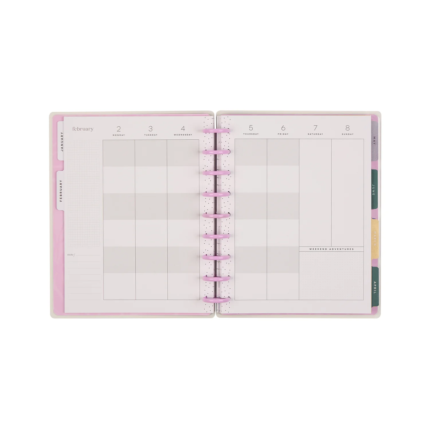 2026 Butterfly Botanics Customizable Planner - Classic Color Block Layout - 12 Months - Image 15