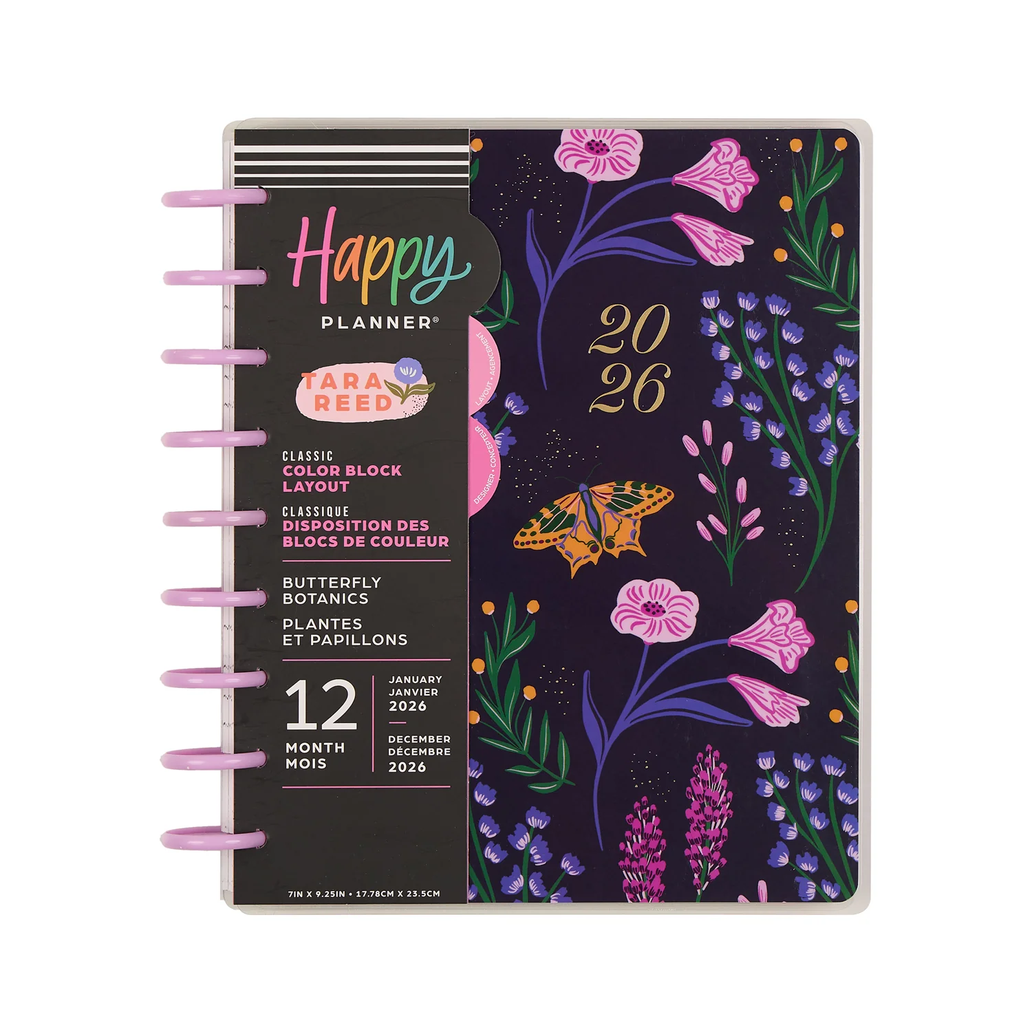 2026 Butterfly Botanics Customizable Planner - Classic Color Block Layout - 12 Months - Image 19