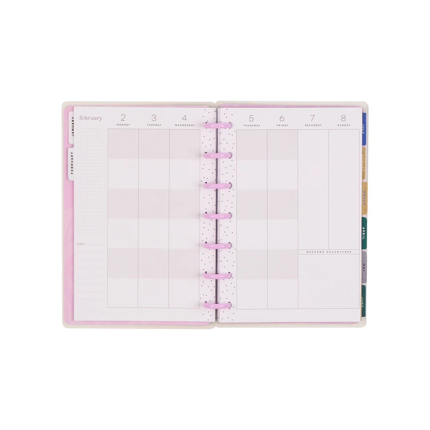 2026 Butterfly Botanics Customizable Planner - Mini Color Block Layout - 12 Months - Image 13