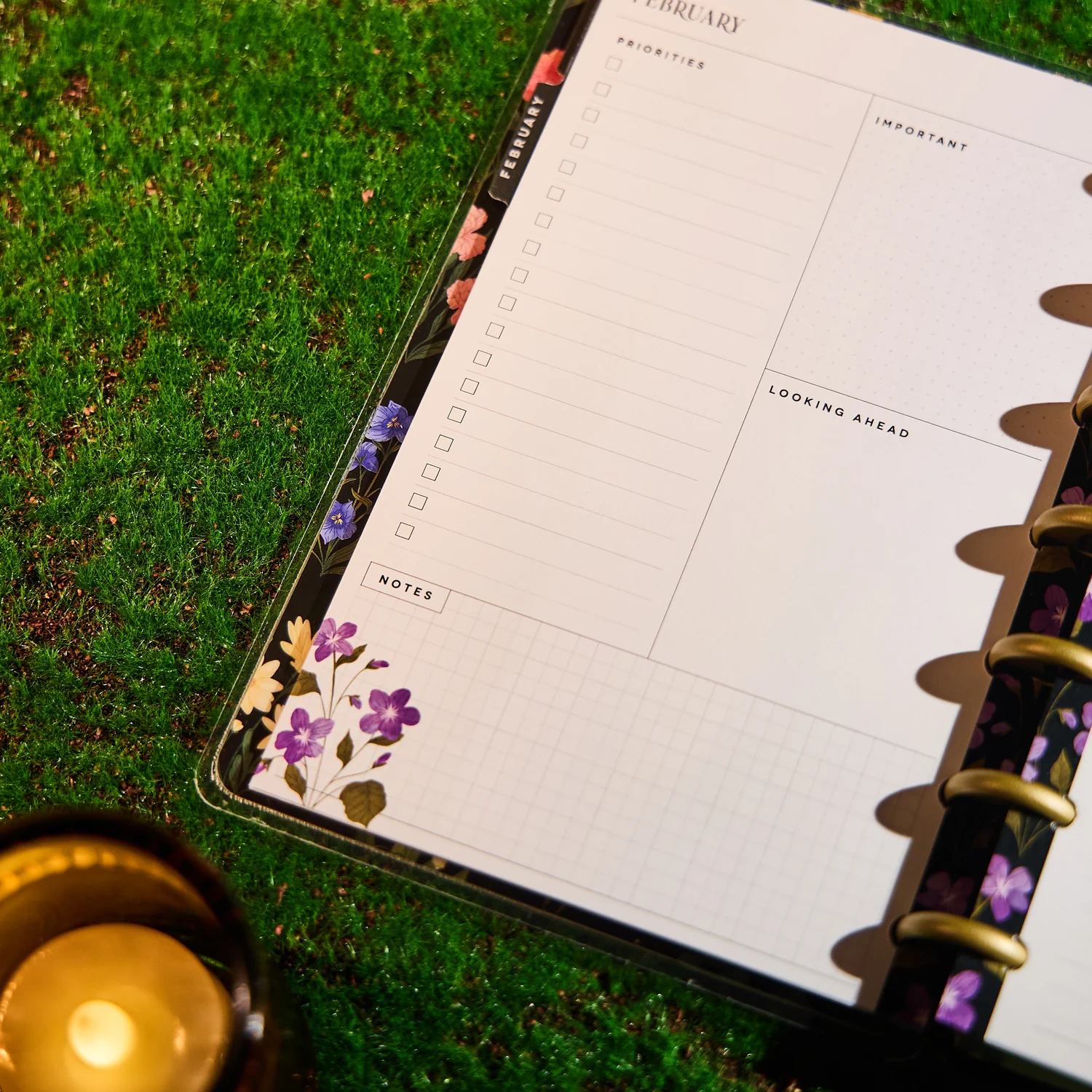 2026 Dark Garden Customizable Planner - Mini Dashboard Layout - 12 Months - Image 10